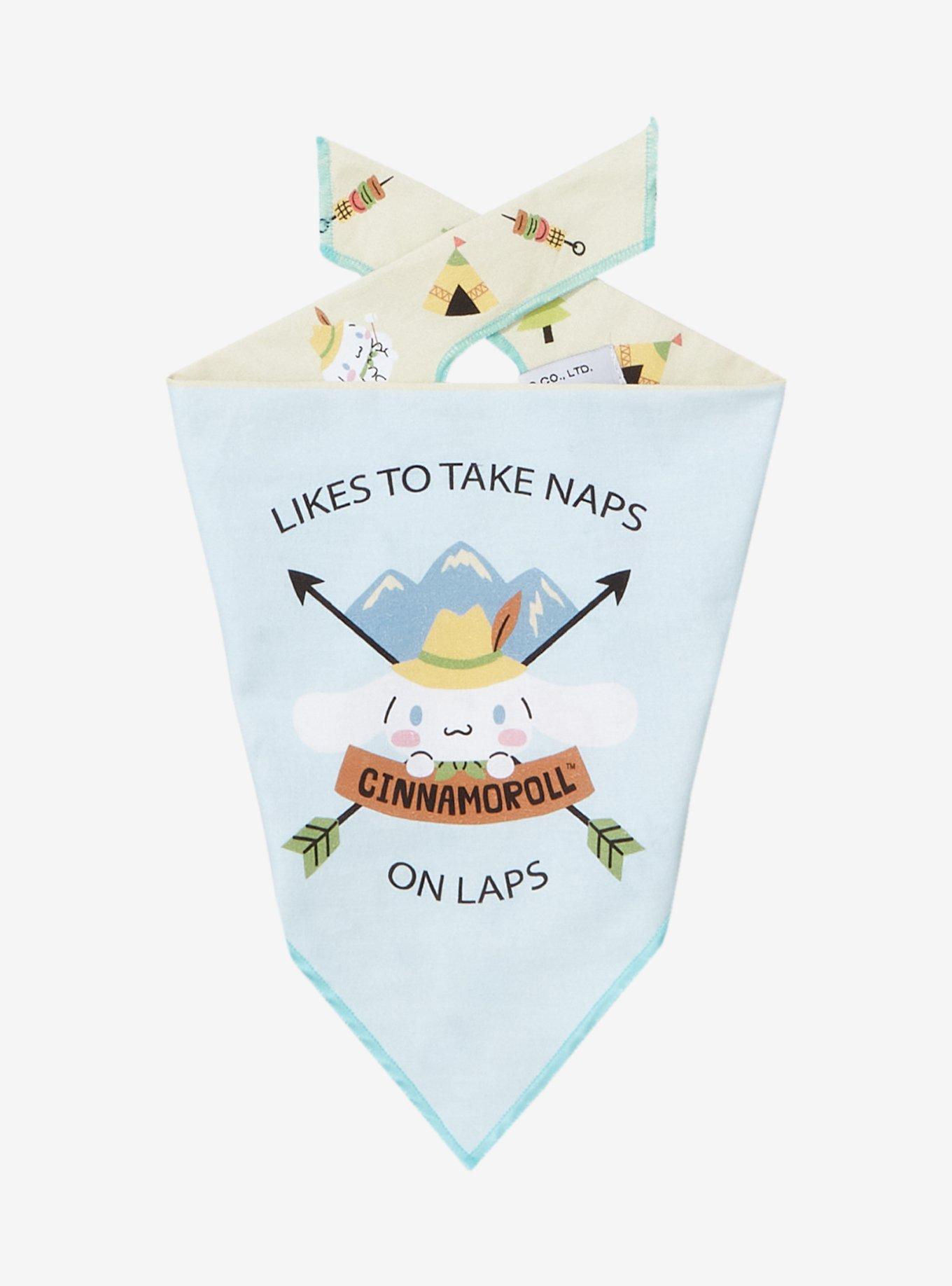 Sanrio Cinnamoroll Camping Naps on Laps Bandana Bib - BoxLunch Exclusive, MULTI, hi-res