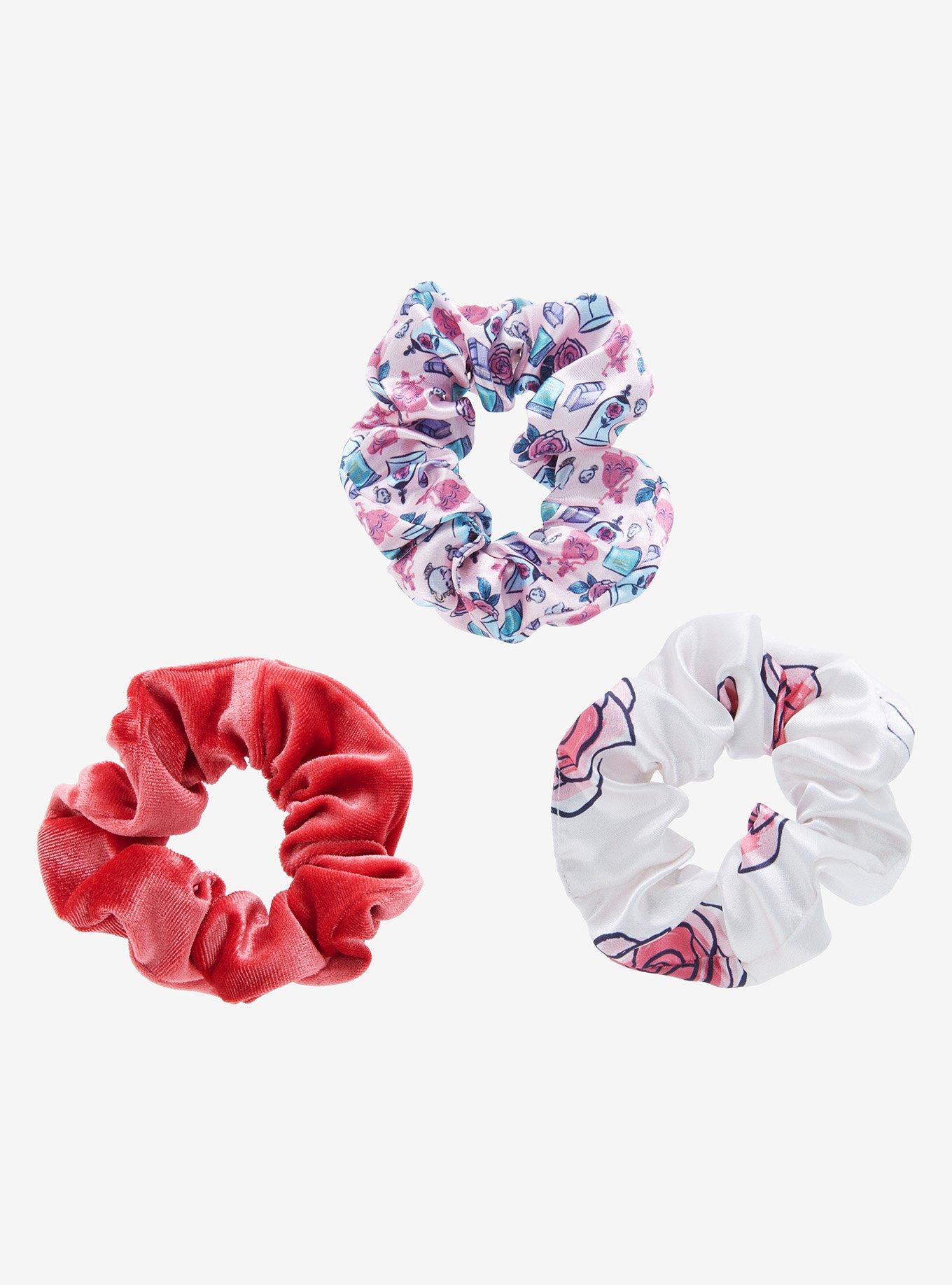 Disney Beauty and the Beast Icons Scrunchy Set - BoxLunch Exclusive, , hi-res
