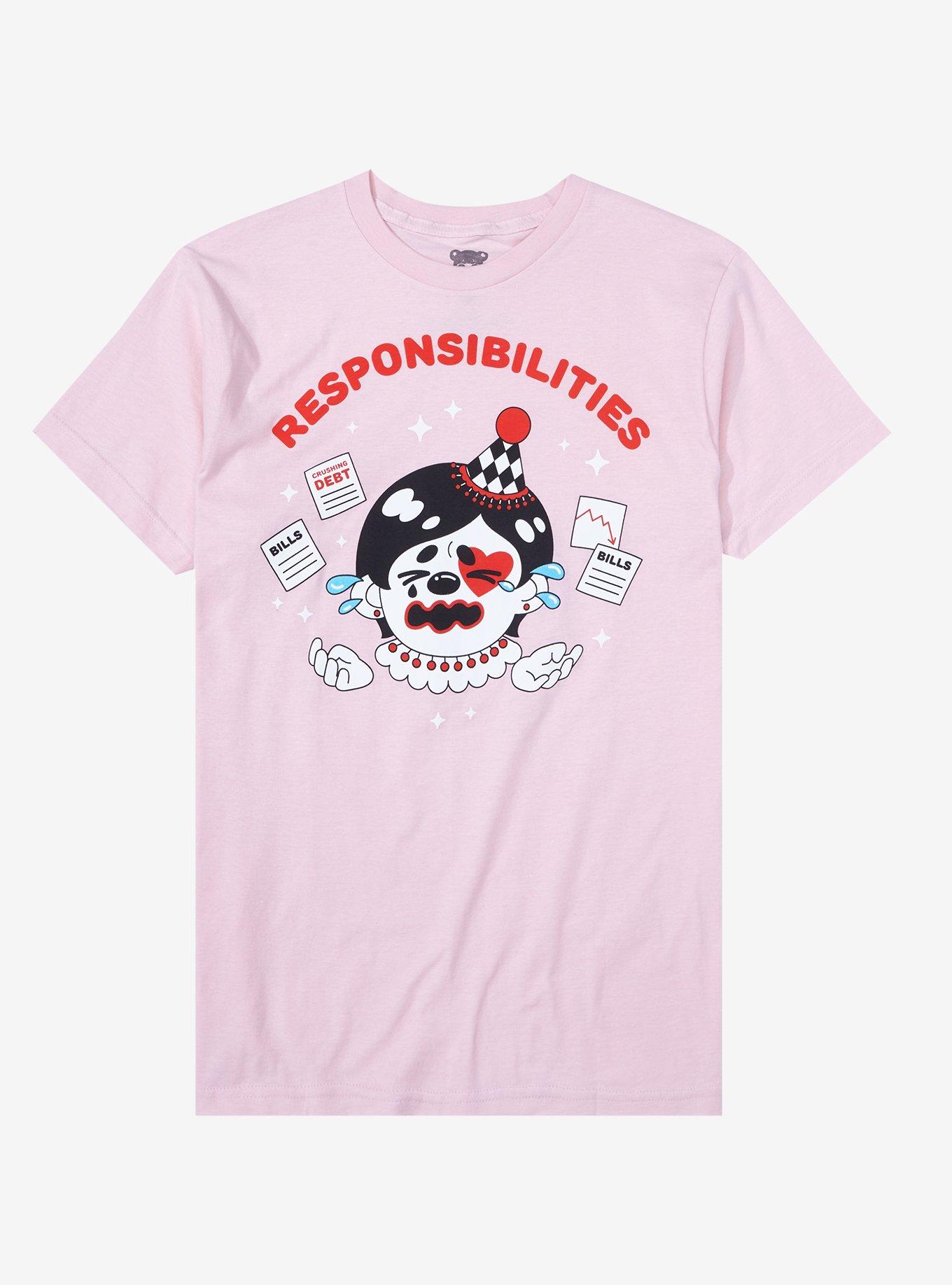 Toshikigirl Bip Bop Responsibilities Clown T-Shirt, MULTI, hi-res