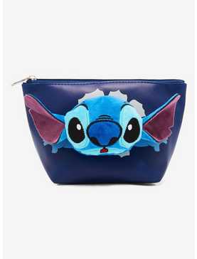 Disney Lilo & Stitch Breakthrough Plush Stitch Cosmetic Bag - BoxLunch Exclusive , , hi-res