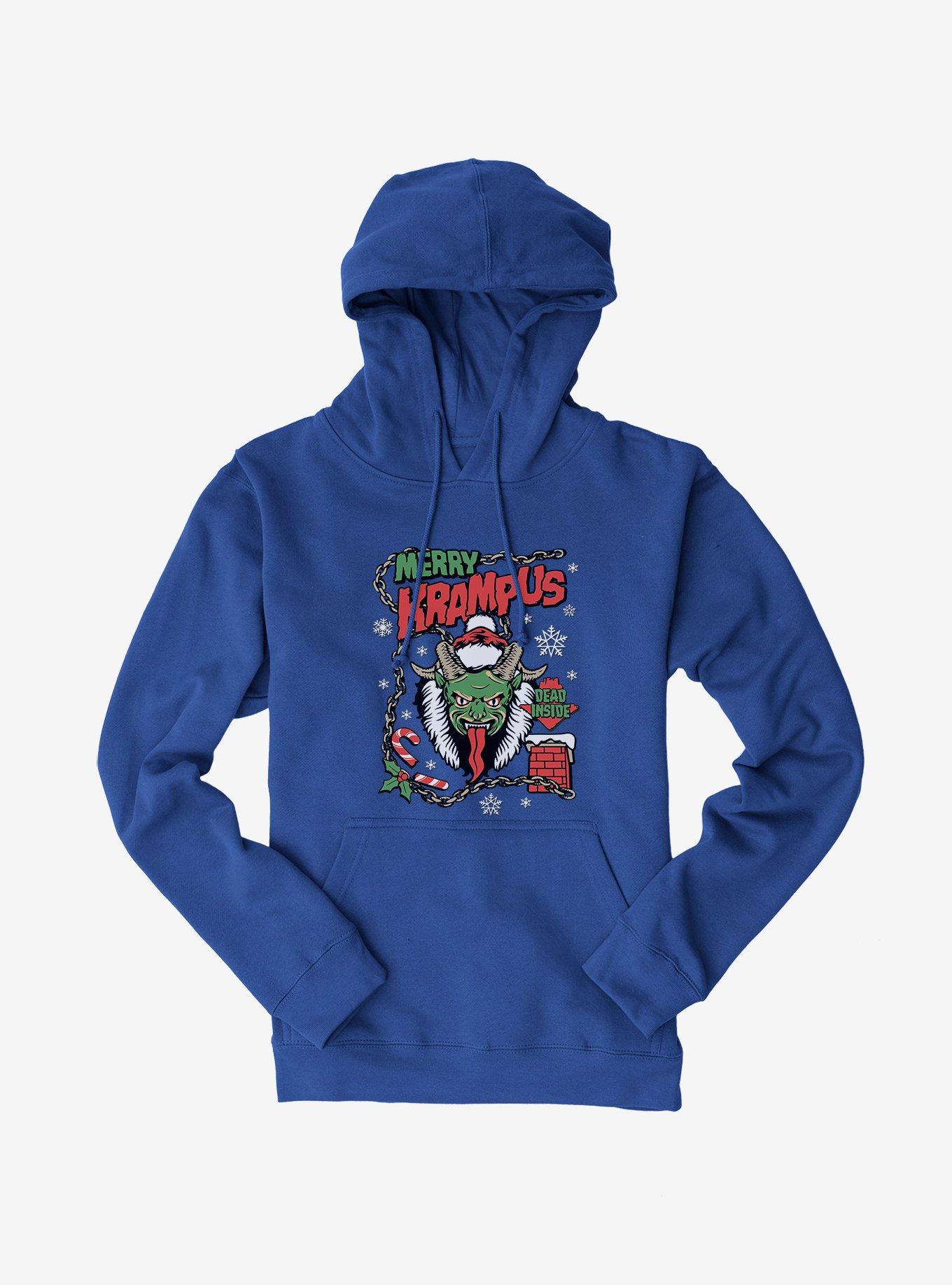 Merry Krampus Dead Inside Hoodie, , hi-res