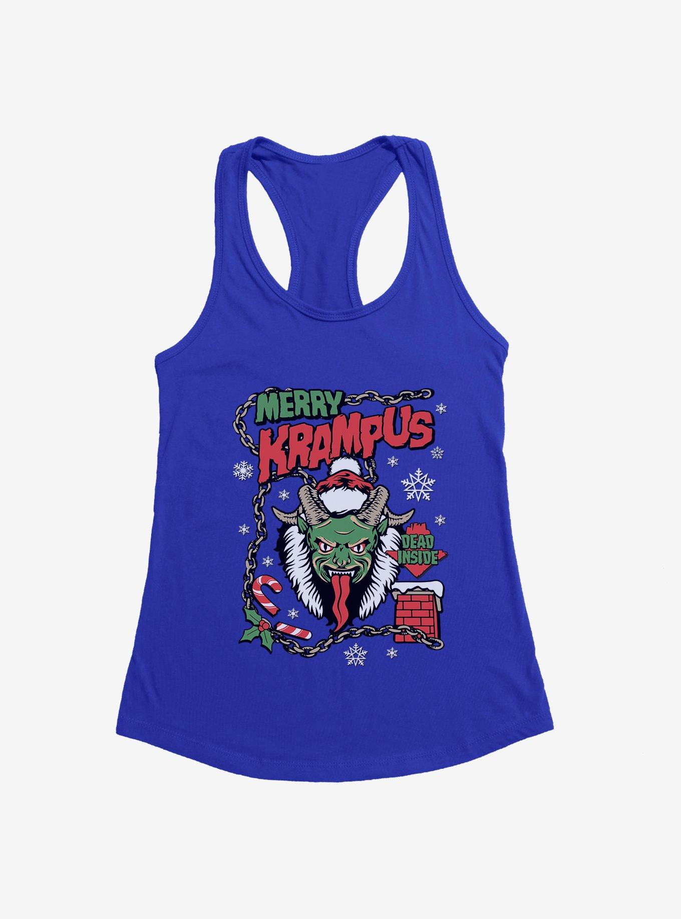 Merry Krampus Dead Inside Girls Tank, , hi-res