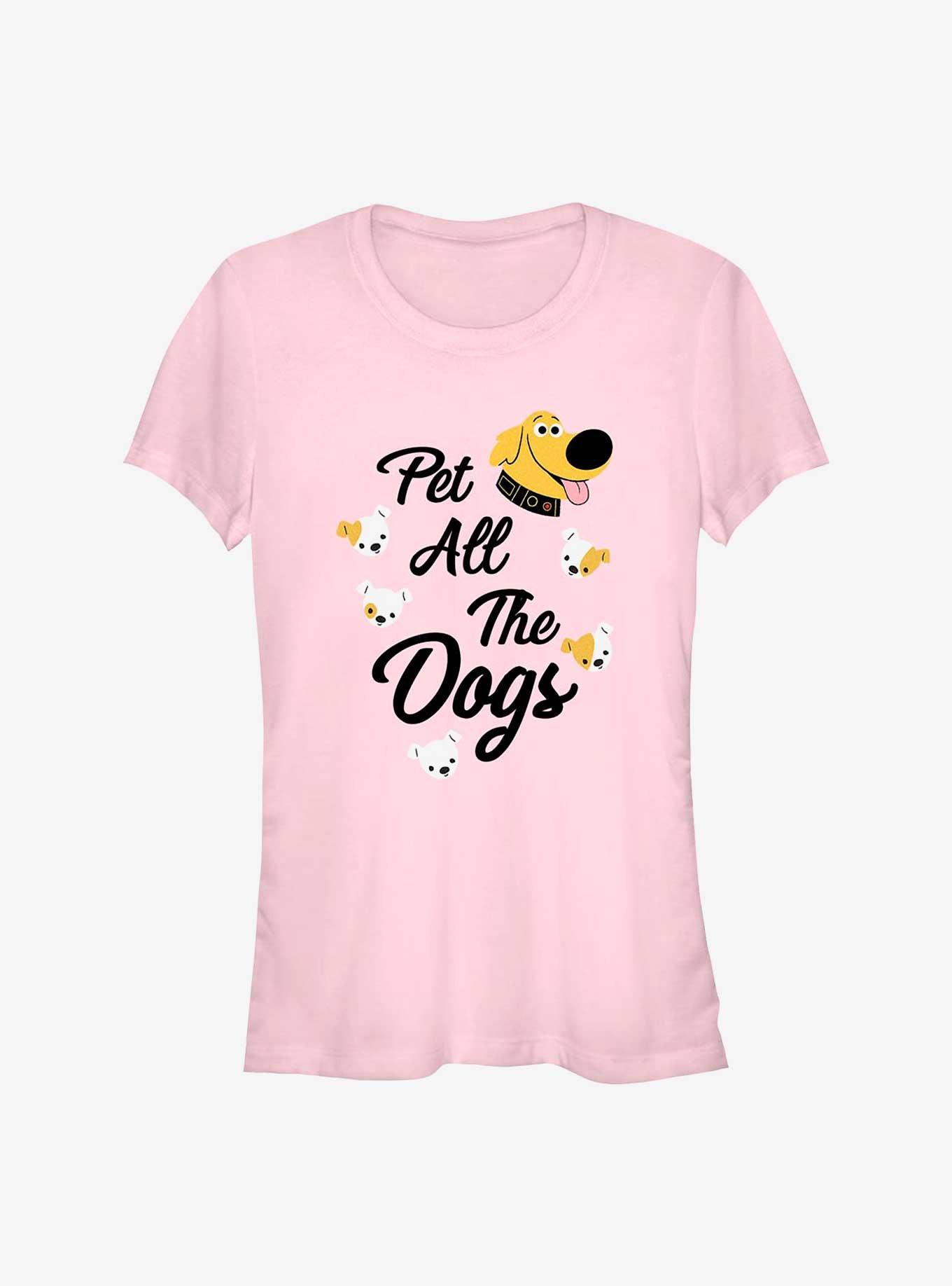 Disney Pixar Up Pet All The Dogs Girls T-Shirt, LIGHT PINK, hi-res