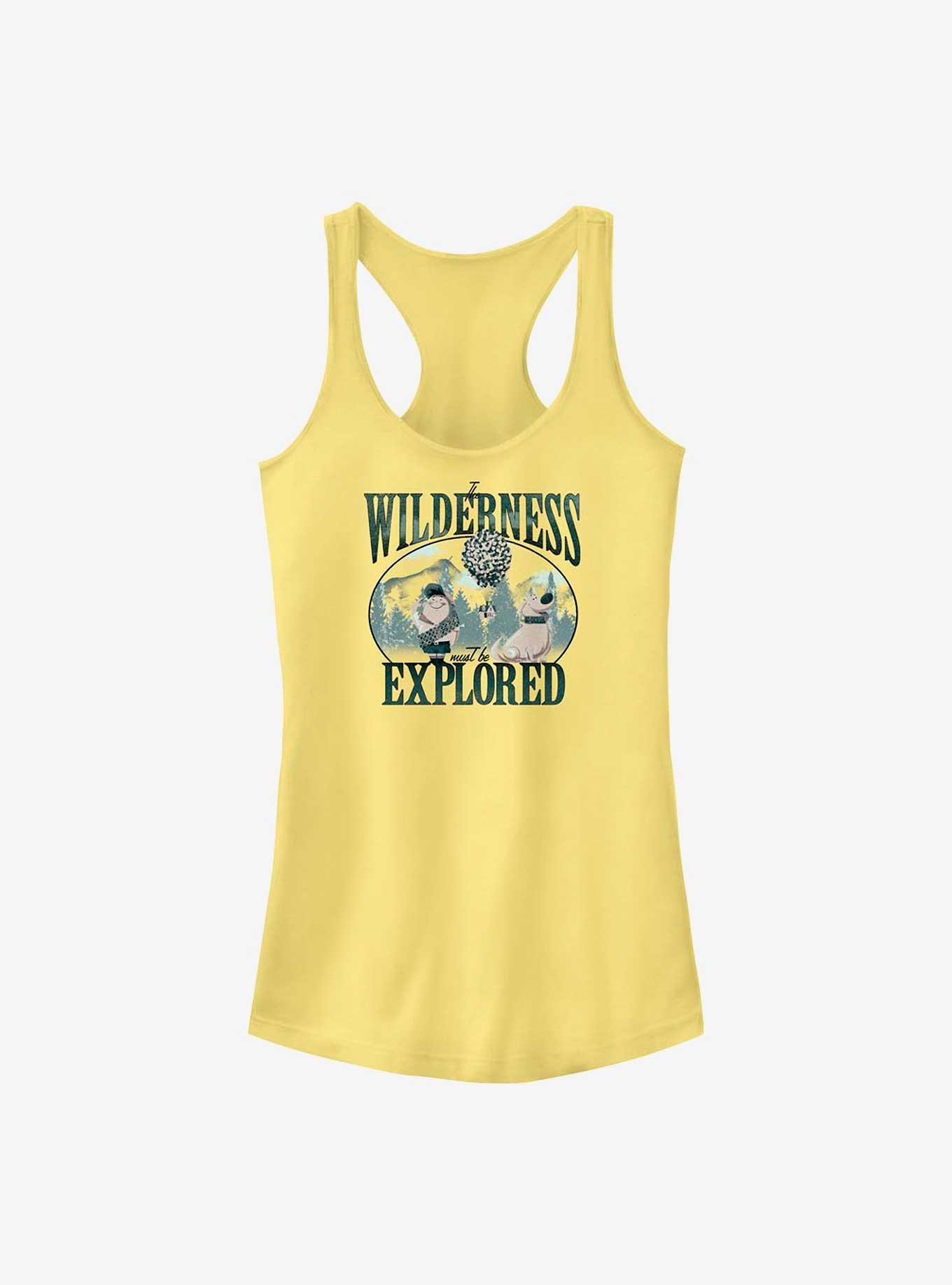 Disney Pixar Up Russell and Dug Wilderness Explored Girls Tank, BANANA, hi-res