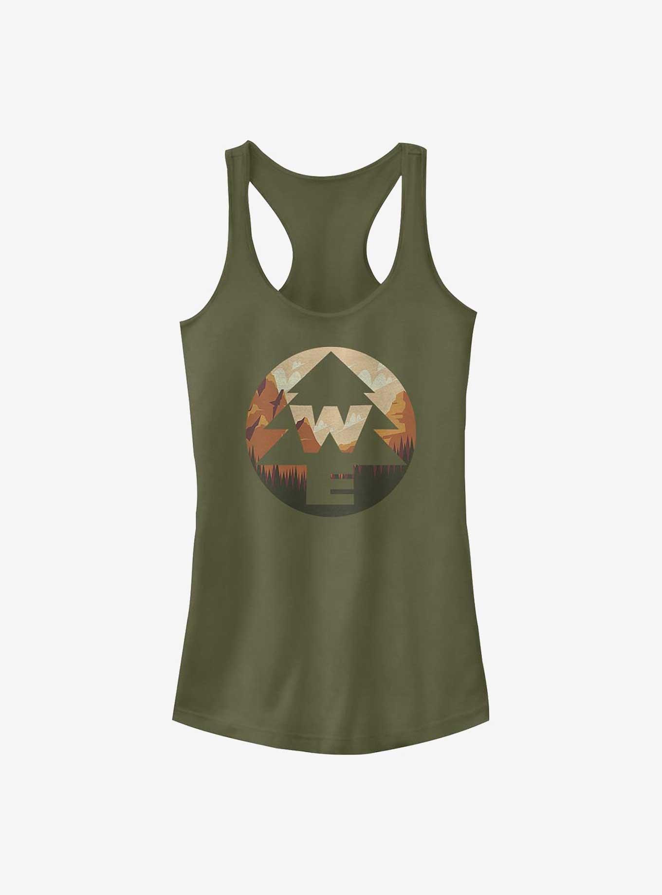 Disney Pixar Up Wilderness Explorers Badge Fill Girls Tank