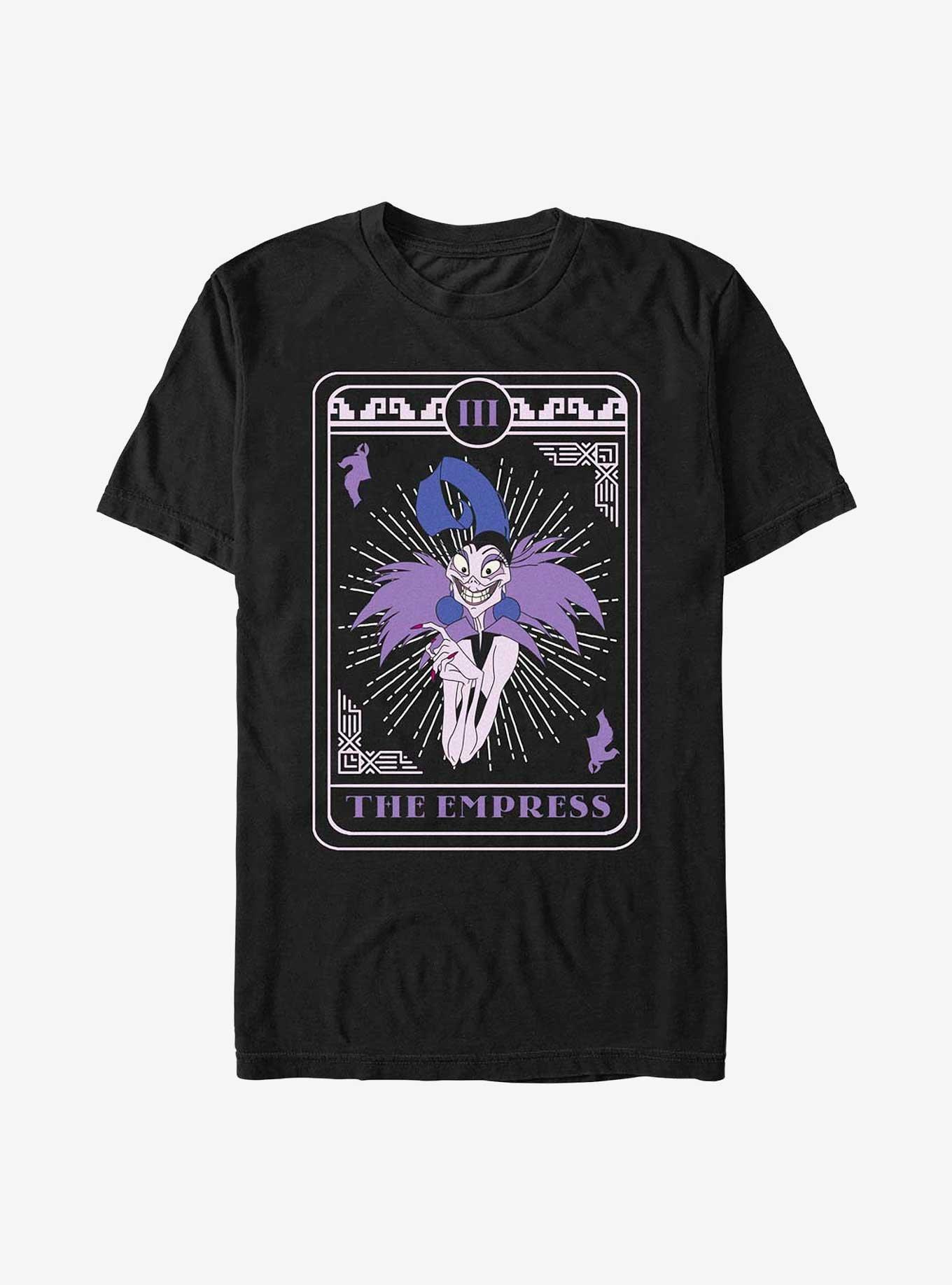 Disney The Emperor's New Groove Yzma The Empress Tarot Card T-Shirt, BLACK, hi-res