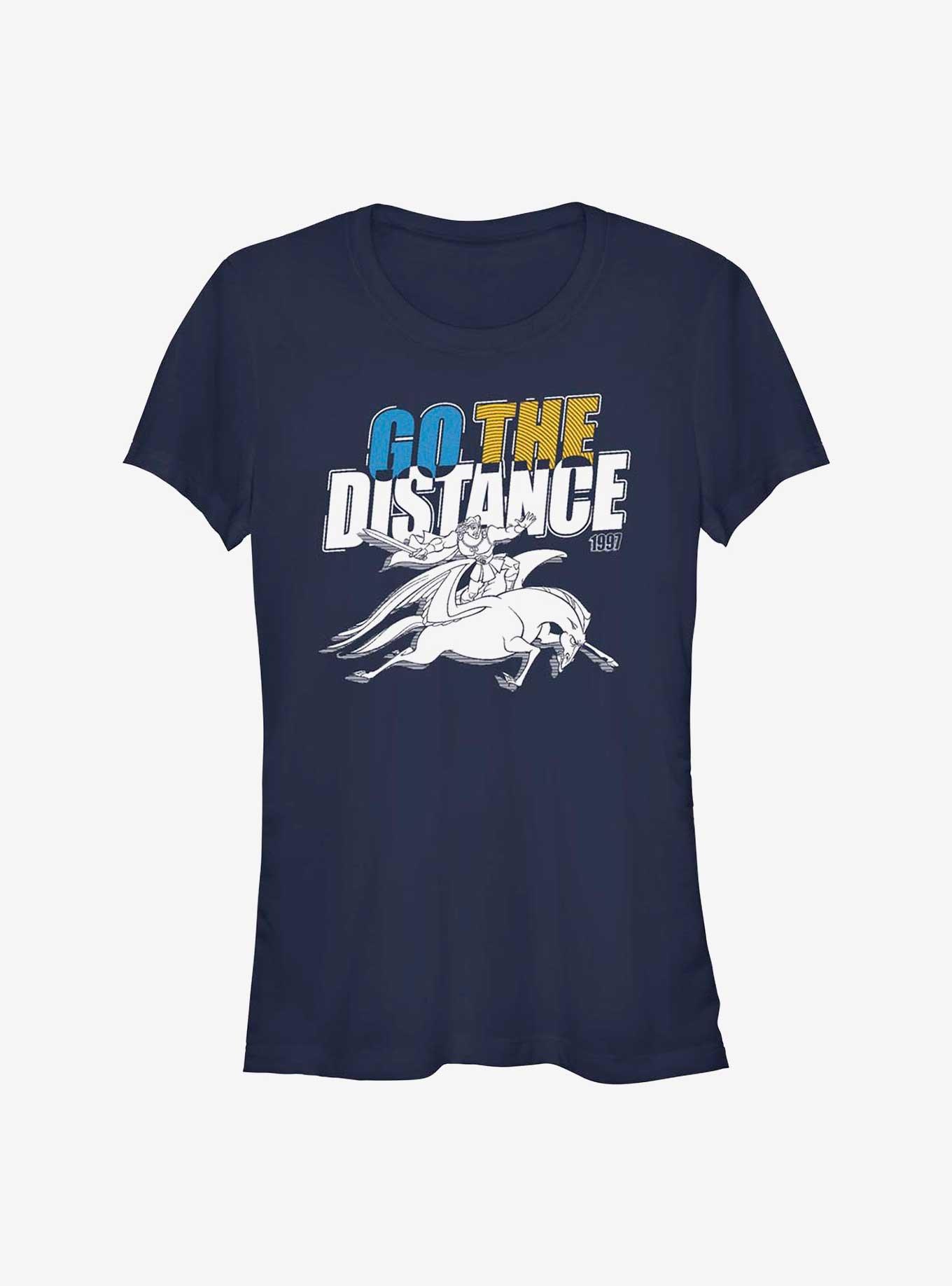 Disney Hercules Go The Distance Girls T-Shirt, NAVY, hi-res