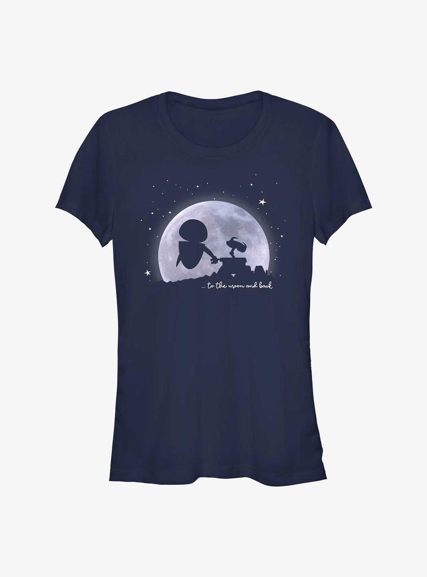 Disney Pixar Wall-E Moonlit Lovers Wall-E and Eve Girls T-Shirt, , hi-res