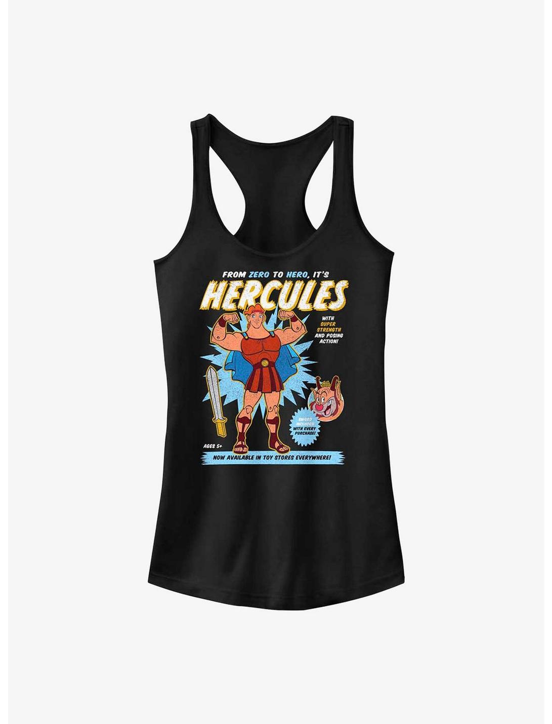 Disney Hercules Toy Figure Ad Girls Tank, BLACK, hi-res
