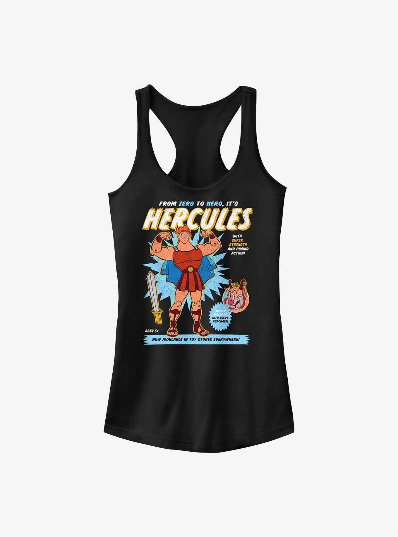 Disney Hercules Toy Figure Ad Girls Tank, BLACK, hi-res
