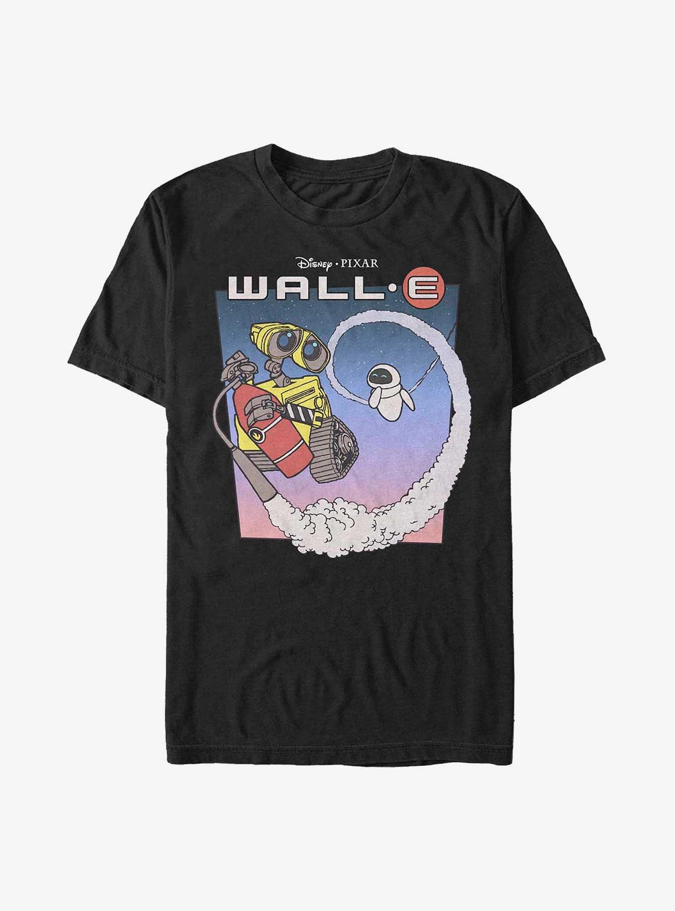 Disney Pixar Wall-E In Space T-Shirt, BLACK, hi-res