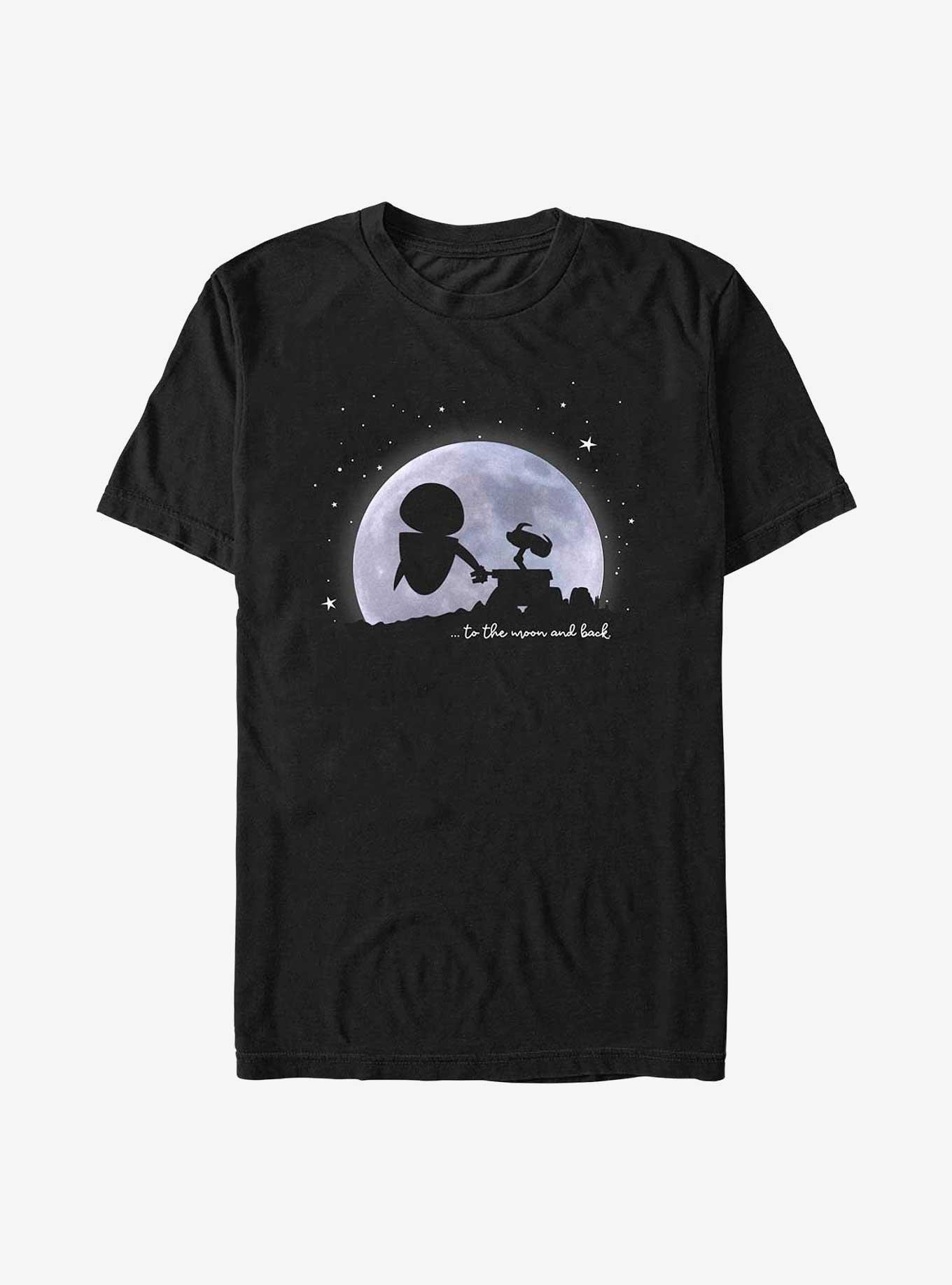 Disney Pixar Wall-E Moonlit Lovers Wall-E and Eve T-Shirt
