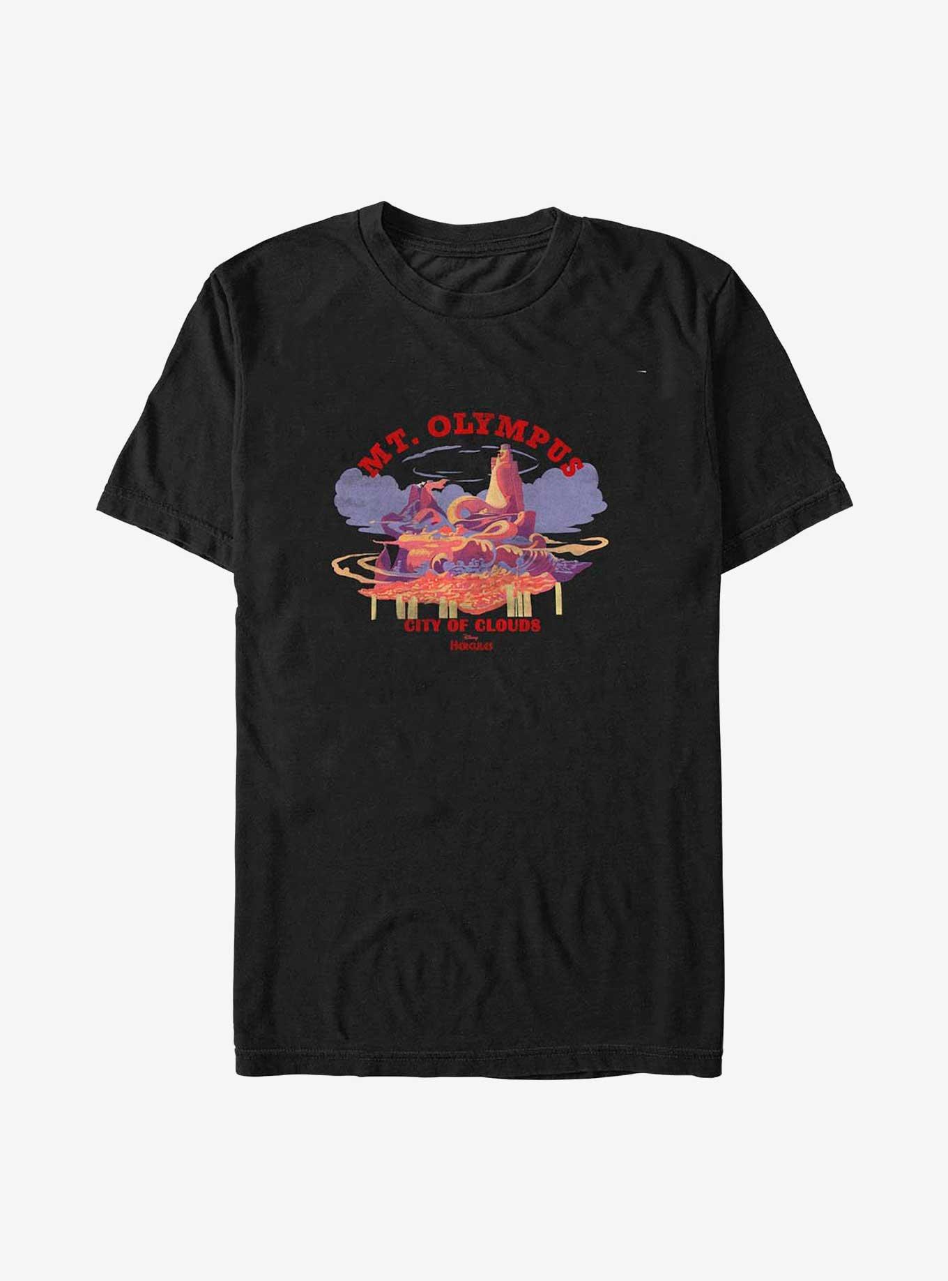Disney Hercules Mount Olympus City of Clouds T-Shirt, BLACK, hi-res
