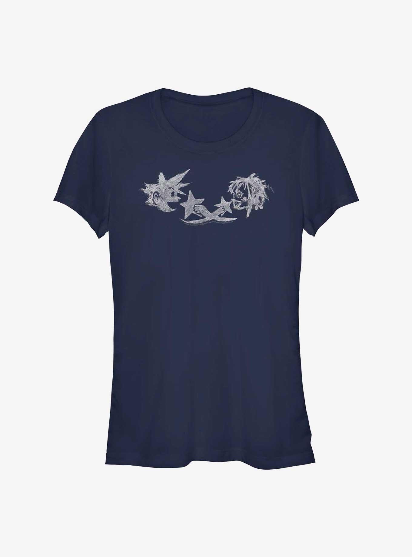 Kingdom Hearts Cave Drawing Girls T-Shirt, , hi-res