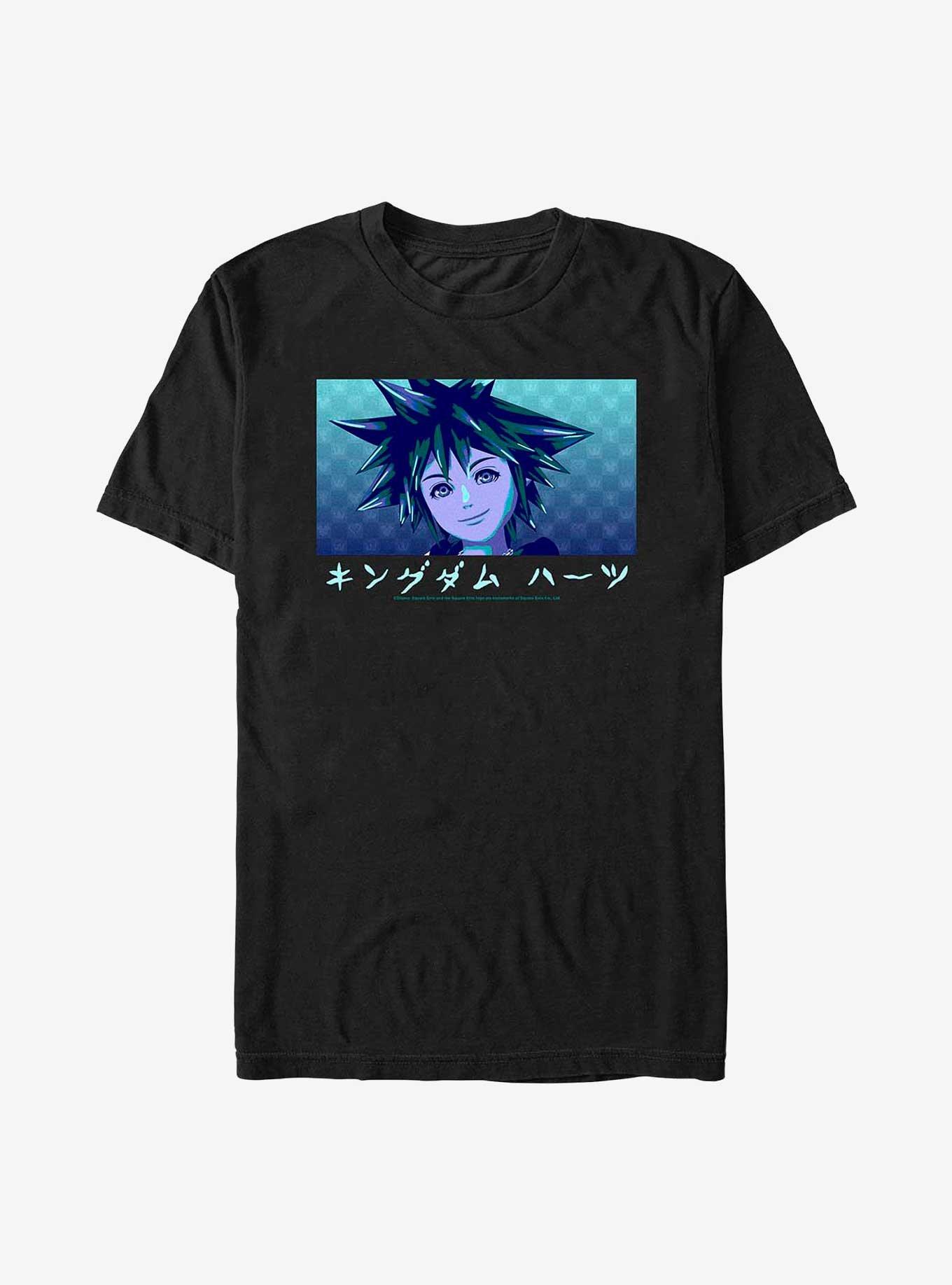 Kingdom Hearts Sora Portrait T-Shirt, BLACK, hi-res
