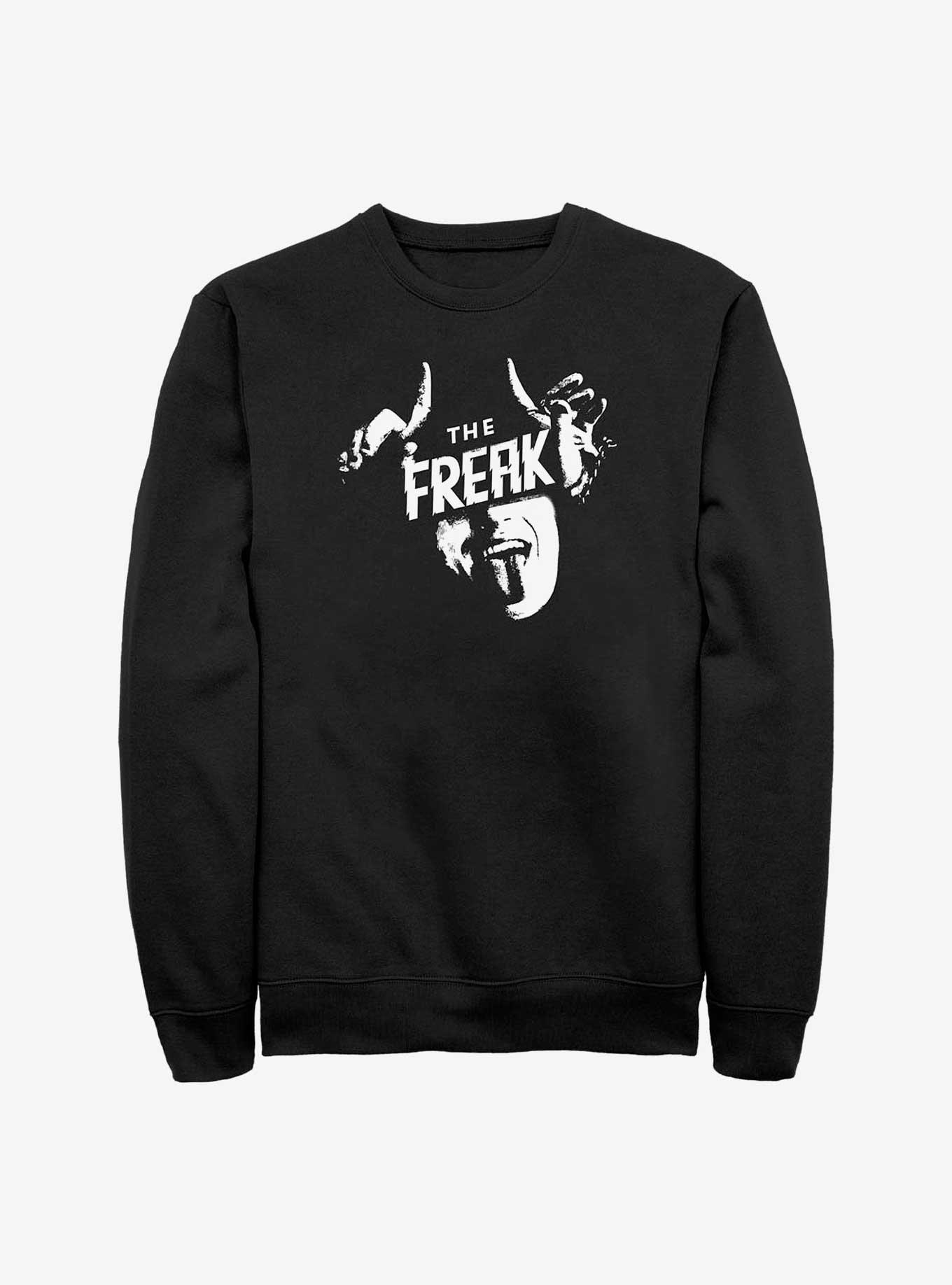 Stranger Things Eddie Munson The Freak Sweatshirt, BLACK, hi-res
