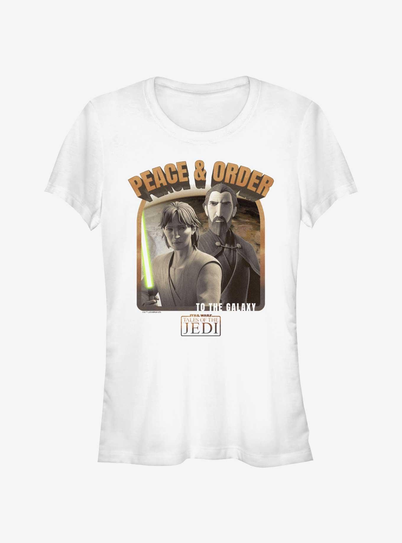 Star Wars: Tales of the Jedi Peace & Order to the Galaxy Girls T-Shirt, , hi-res