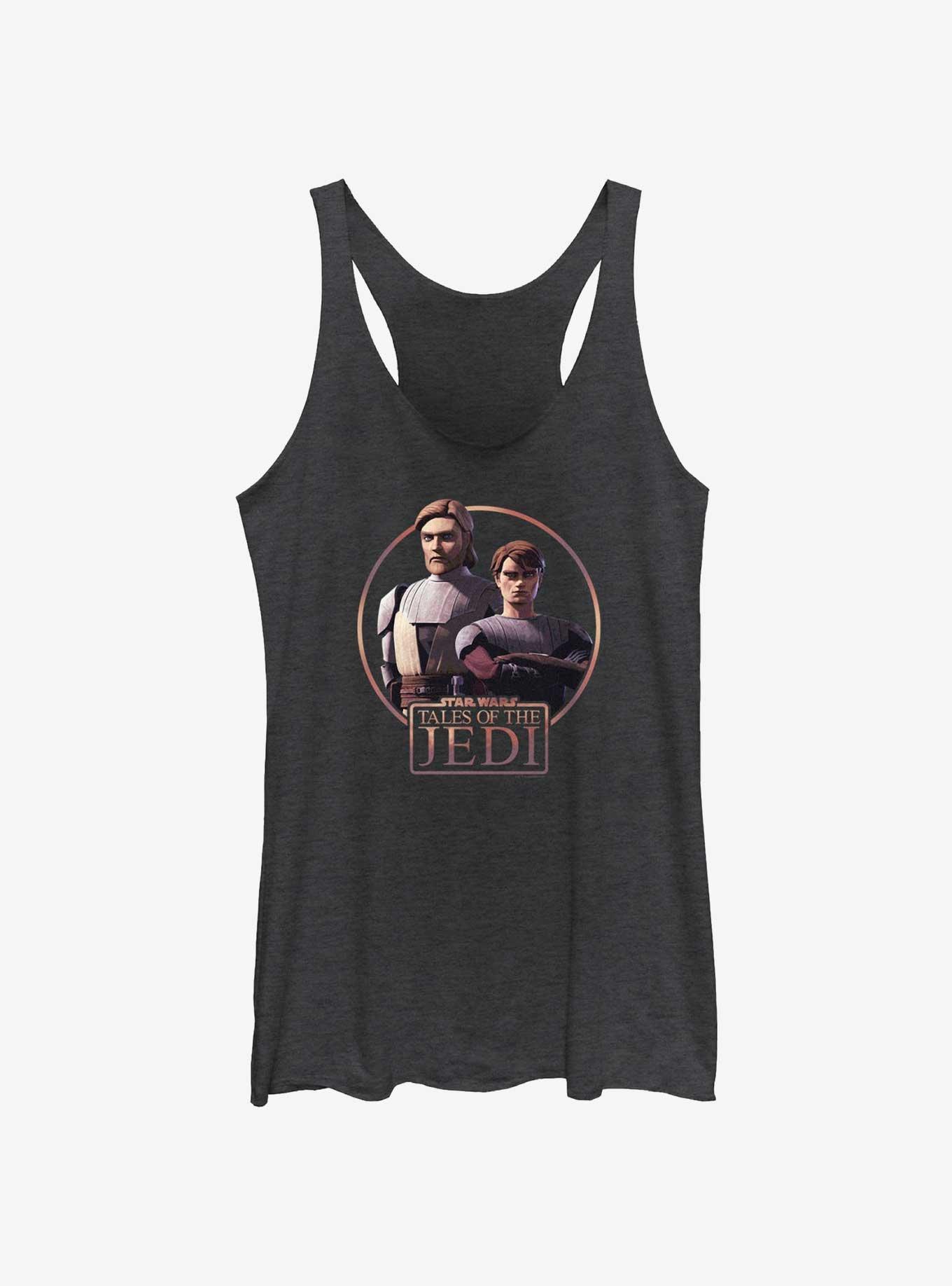 Star Wars: Tales of the Jedi Obi-Wan Kenobi and Anakin Skywalker Girls Tank, , hi-res