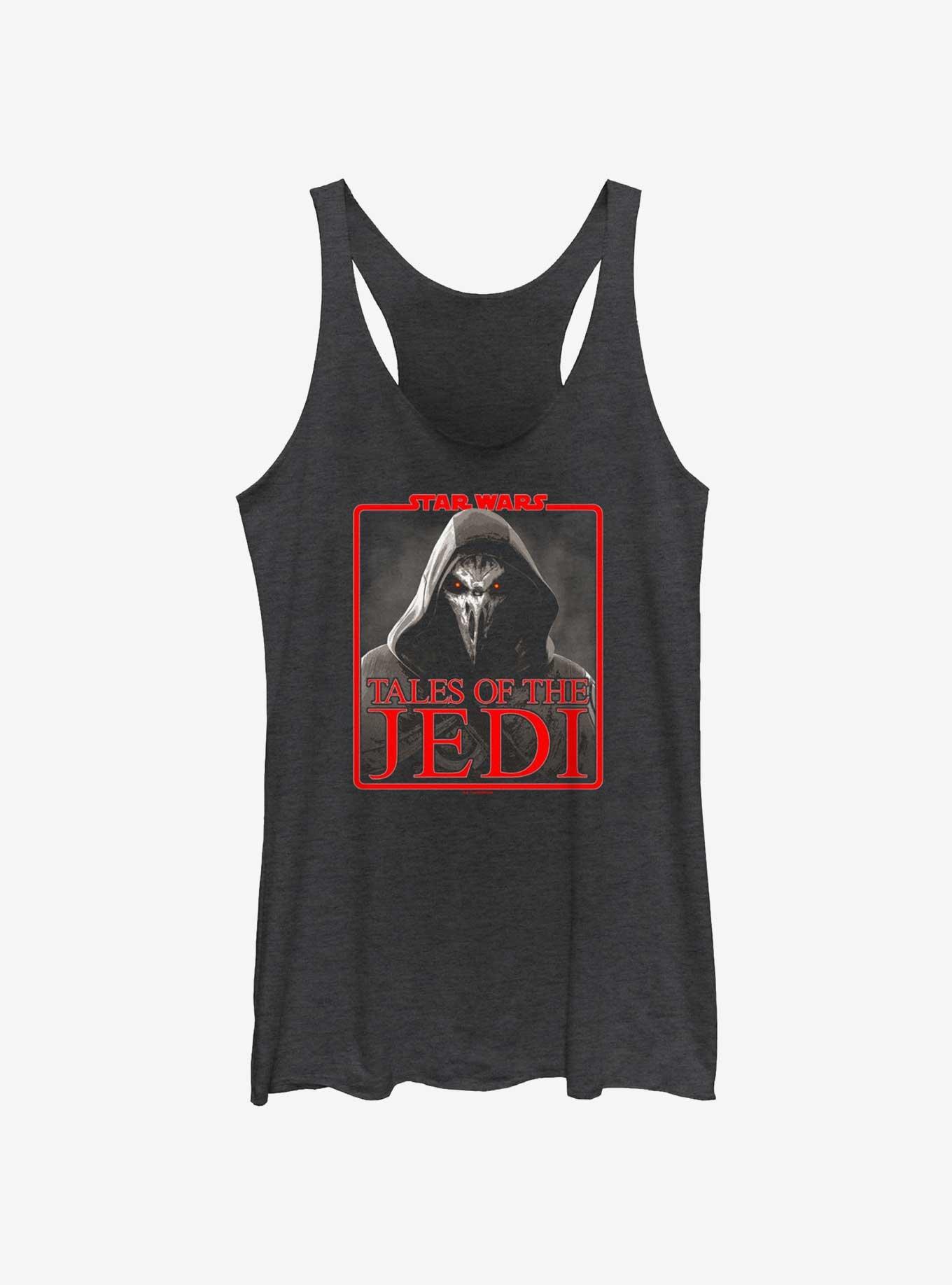 Star Wars: Tales of the Jedi The Inquisitor Girls Tank, BLK HTR, hi-res