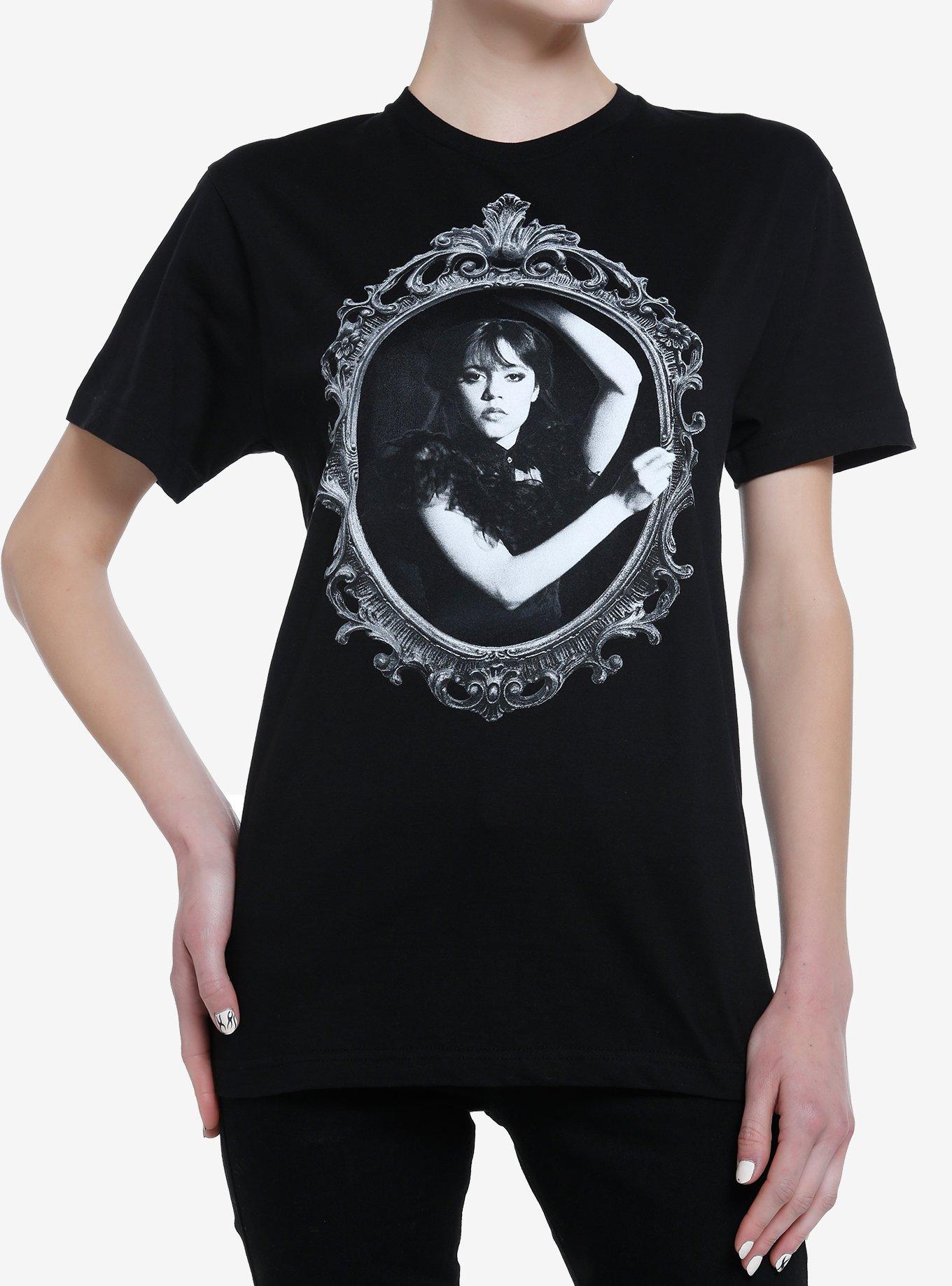 Wednesday Iconic Dance Boyfriend Fit Girls T-Shirt, MULTI, hi-res