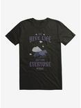 Wednesday The Hive Life Isn't For Everyone T-Shirt, BLACK, hi-res