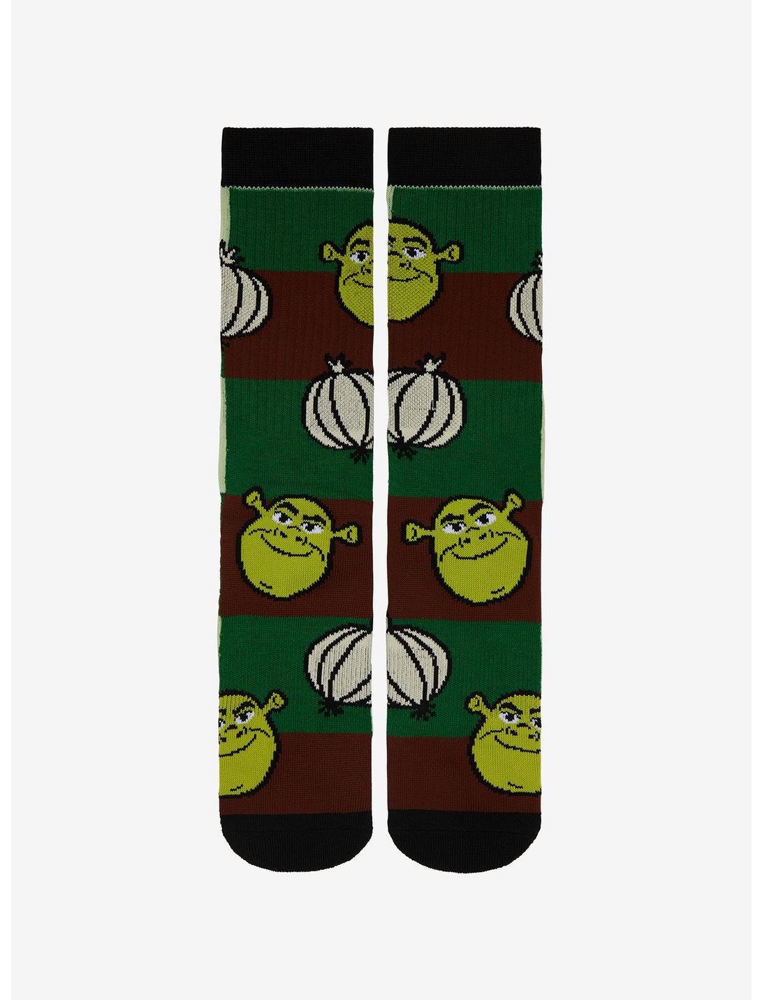 Shrek Patchwork Icons Crew Socks, , hi-res