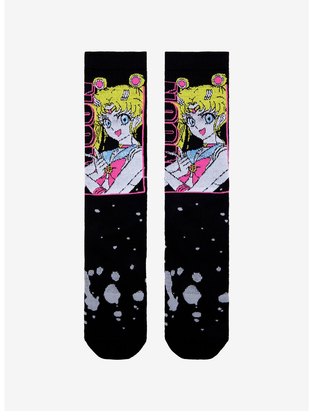 Sailor Moon Crystal Tie-Dye Crew Socks, , hi-res