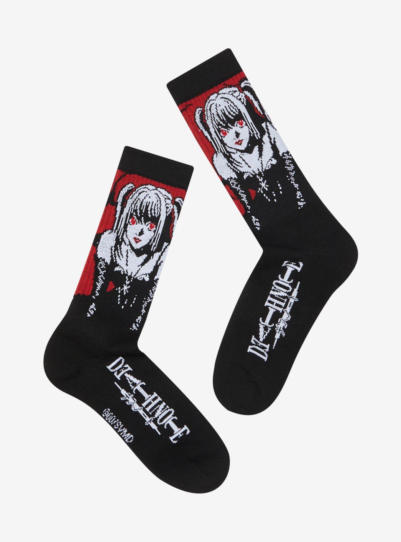 Death Note Misa Amane Crew Socks, , hi-res
