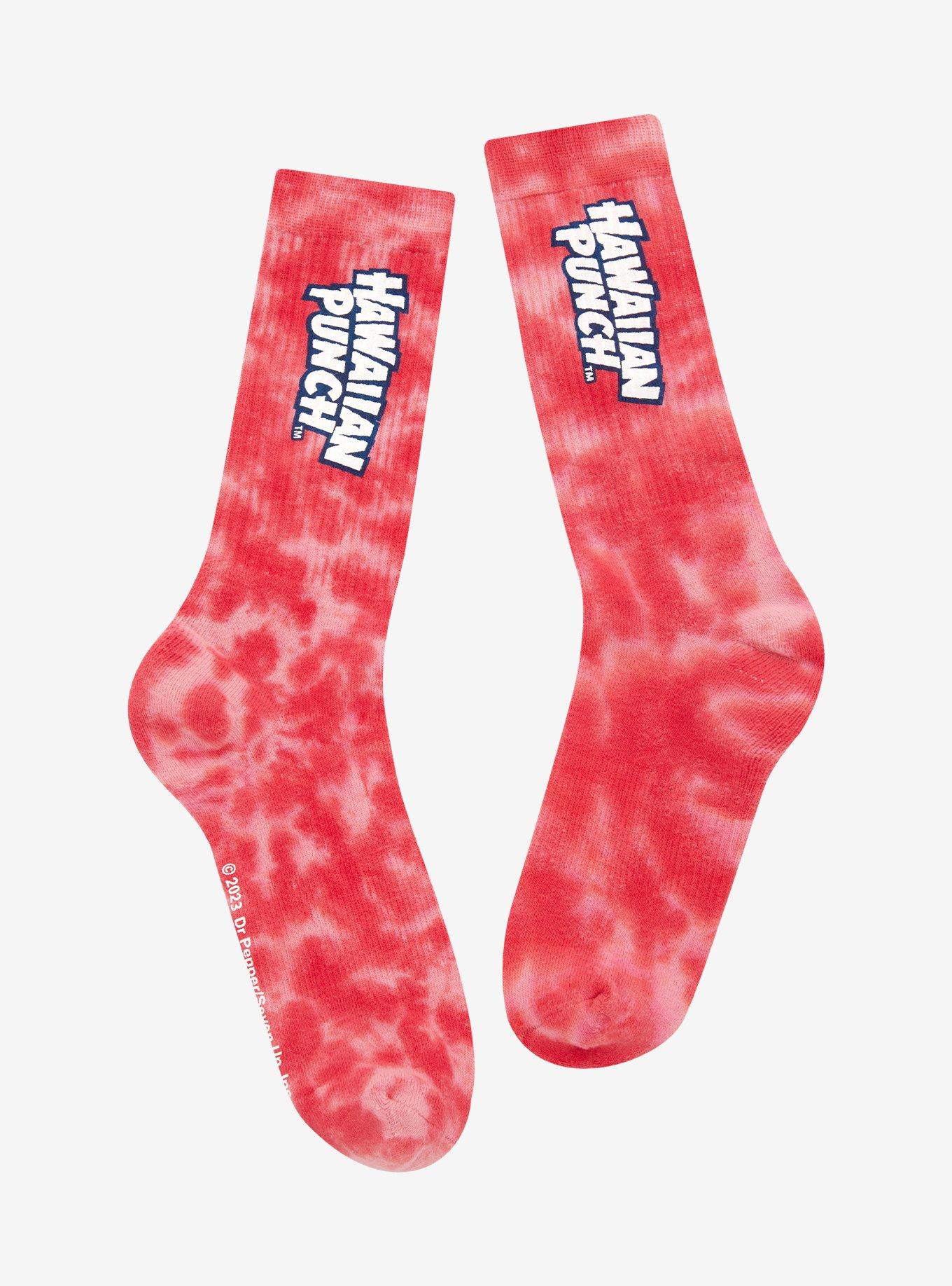 Hawaiian Punch Tie-Dye Crew Socks | Hot Topic