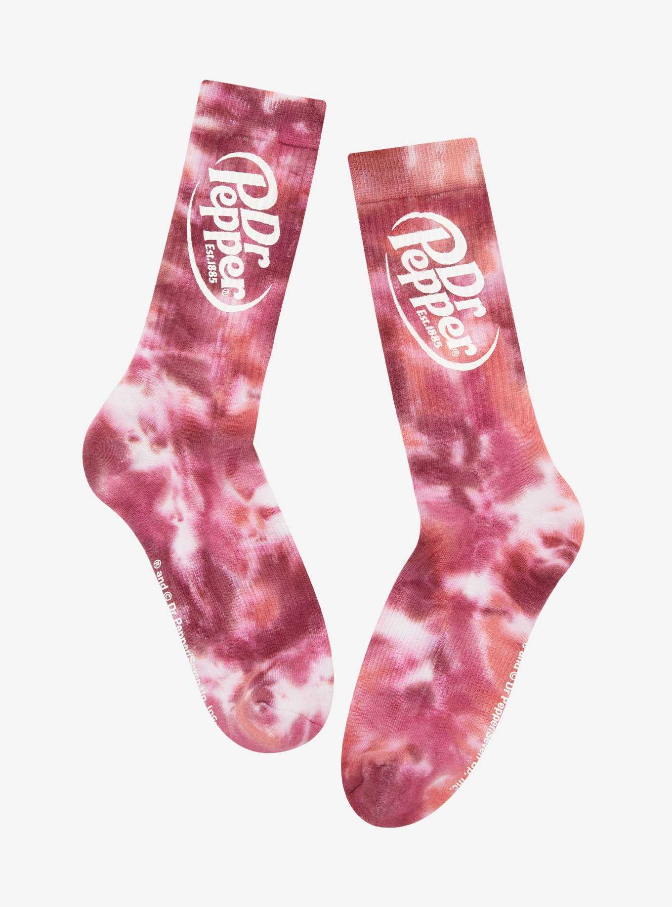 Dr. Pepper Tie-Dye Crew Socks, , hi-res