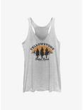 Yellowstone Riding Into The Sunset Girls Tank, WHITE HTR, hi-res