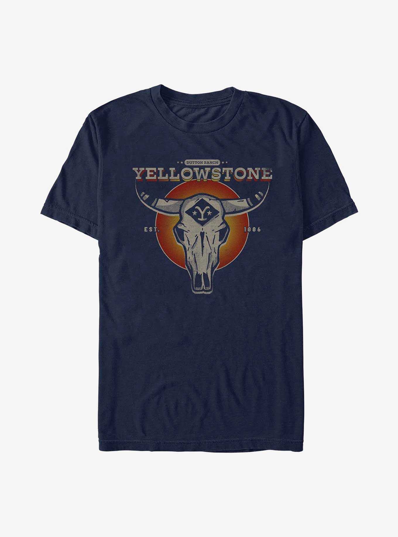 Yellowstone Skull Icon T-Shirt, , hi-res