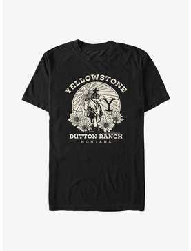 Yellowstone Sunset Cowboy T-Shirt, , hi-res