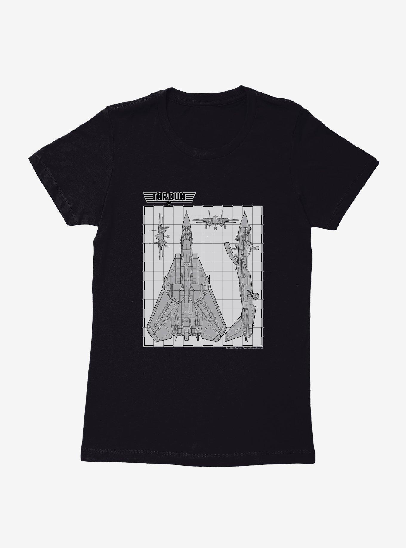 Top Gun Aircraft Grid Womens T-Shirt, , hi-res