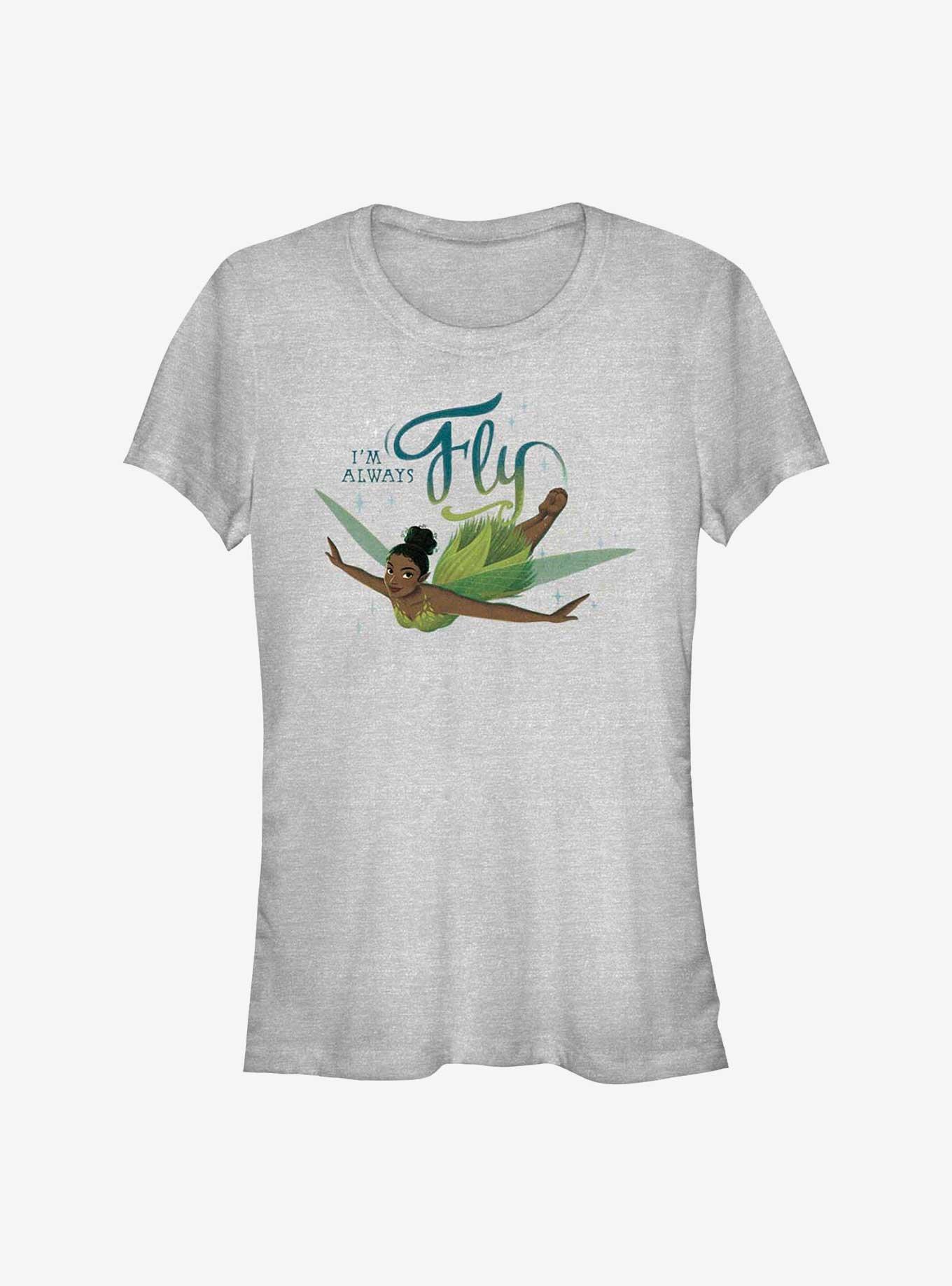 Disney Peter Pan & Wendy Tinker Bell I'm Always Fly Girls T-Shirt, , hi-res