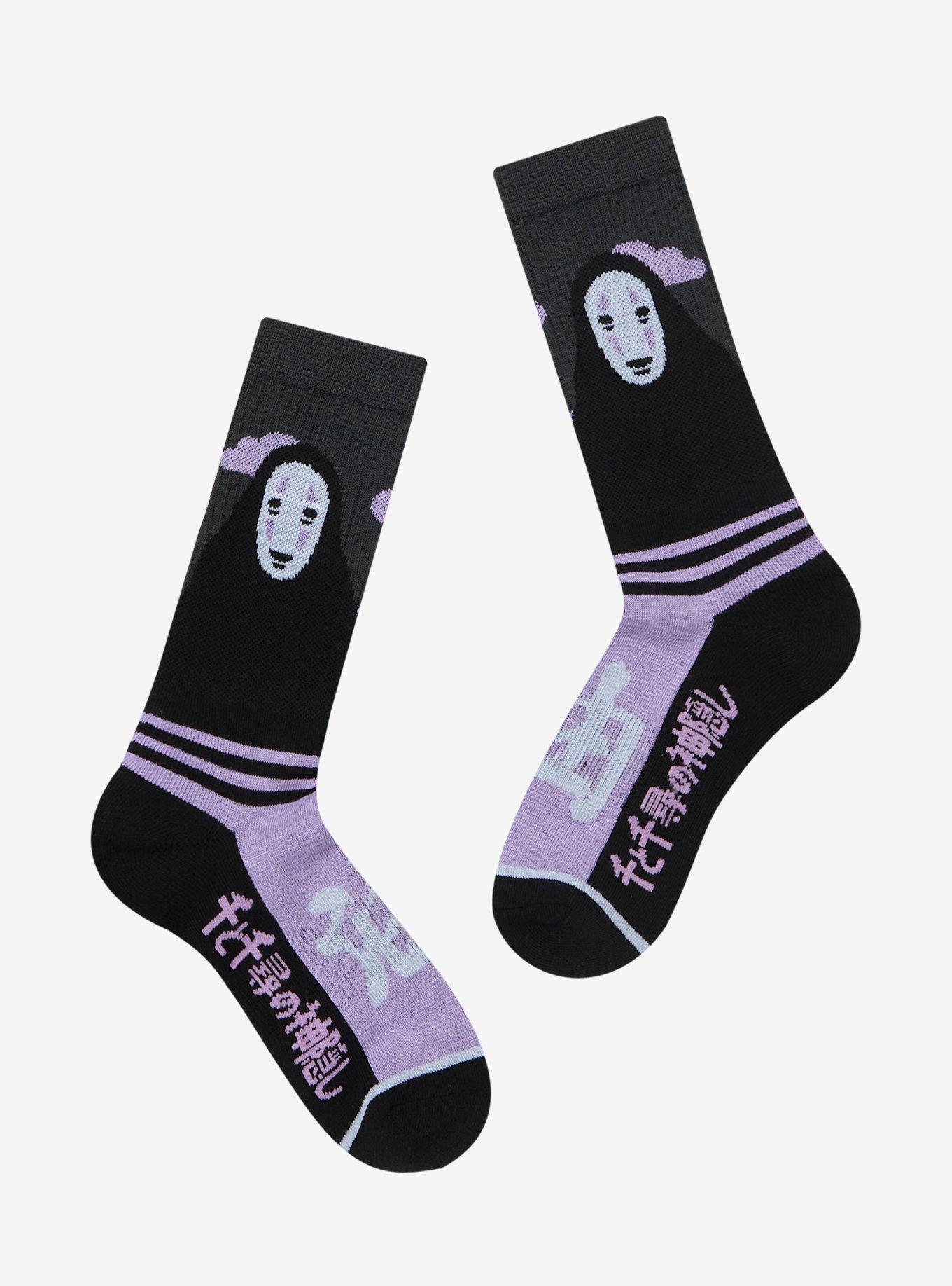Studio Ghibli Spirited Away No-Face Crew Socks, , hi-res