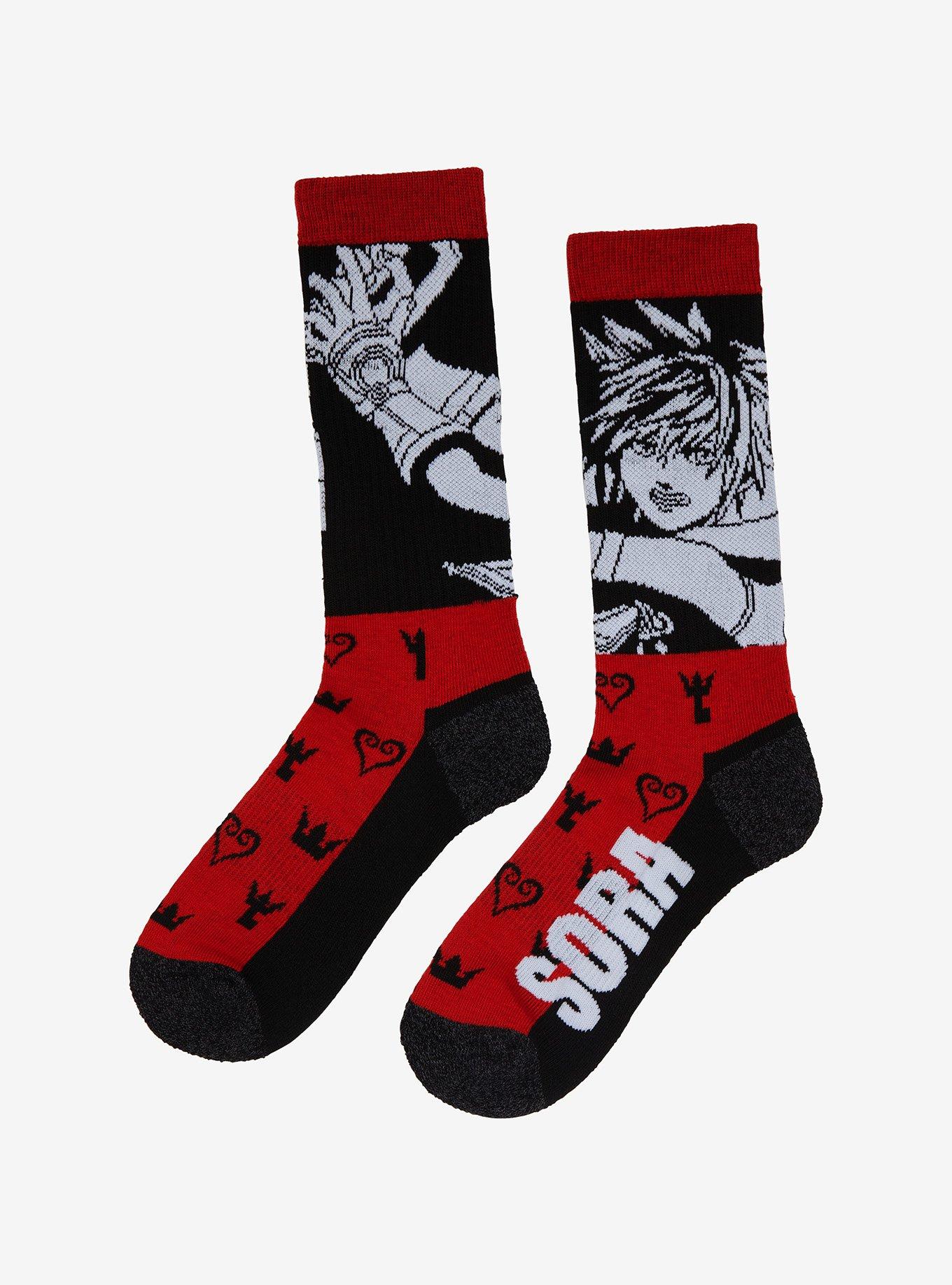 Disney Kingdom Hearts Sora Crew Socks, , hi-res