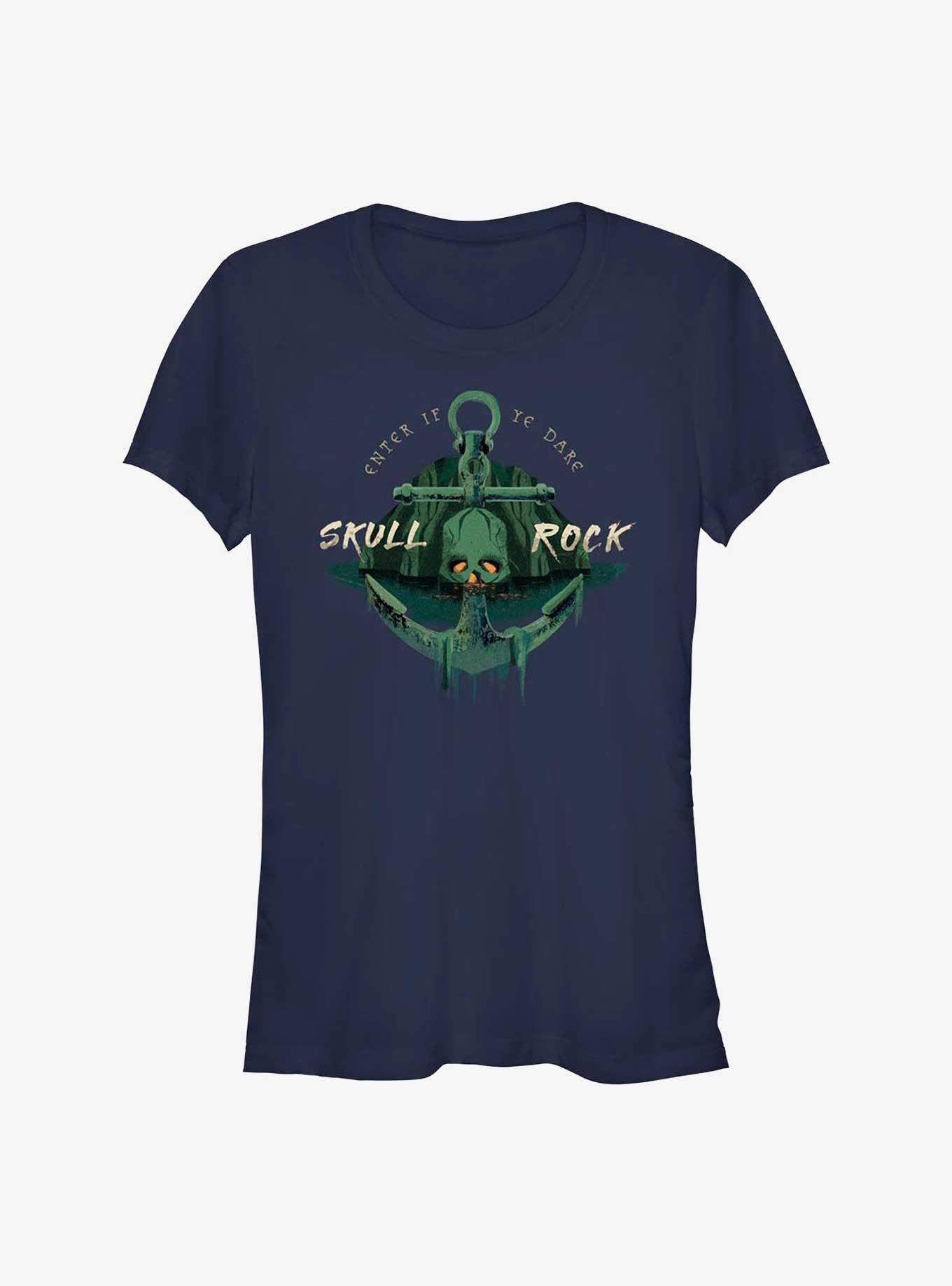 Disney Peter Pan & Wendy Skull Rock Anchor Girls T-Shirt, NAVY, hi-res