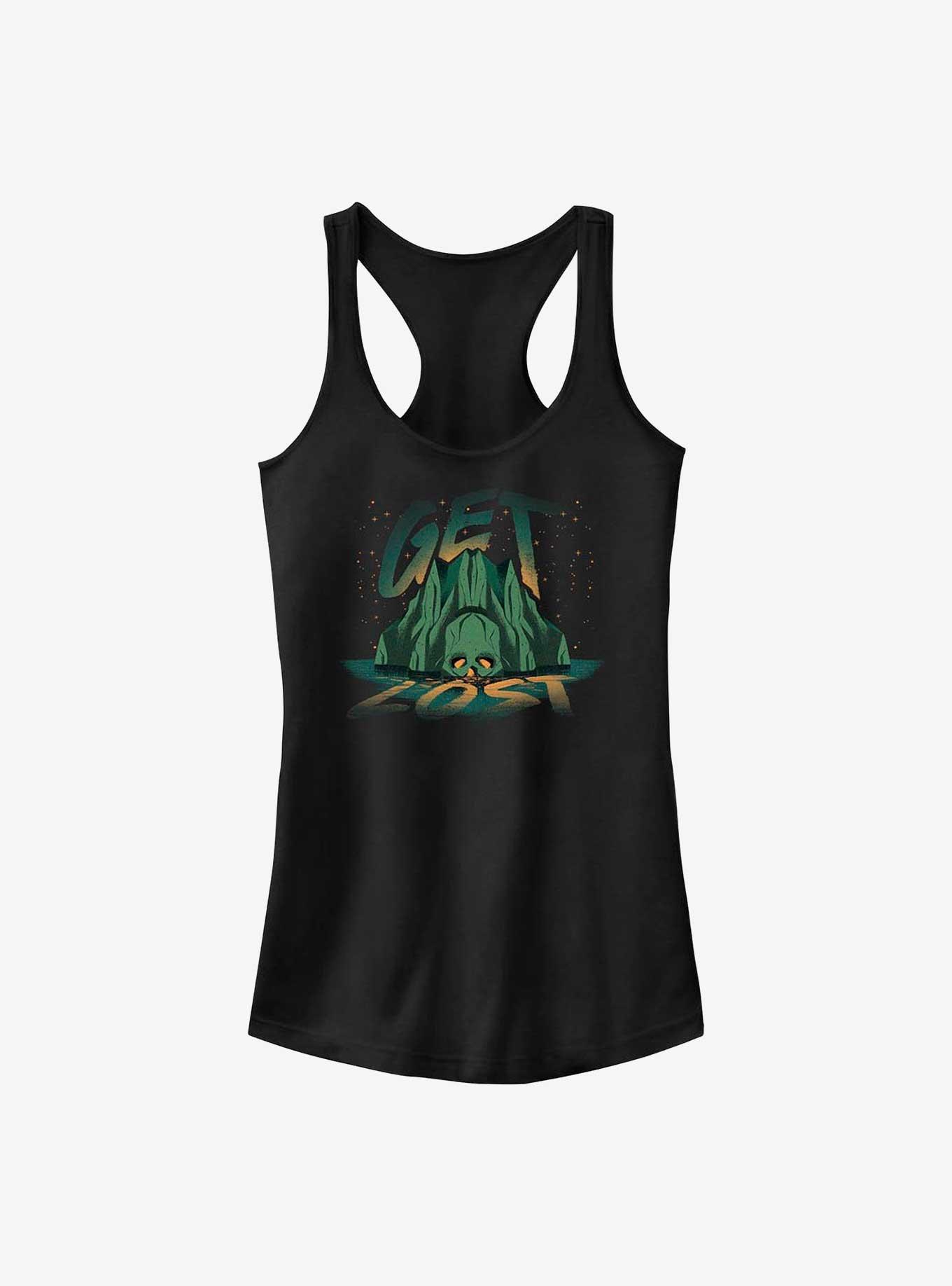 Disney Peter Pan & Wendy Skull Rock Get Lost Girls Tank, BLACK, hi-res