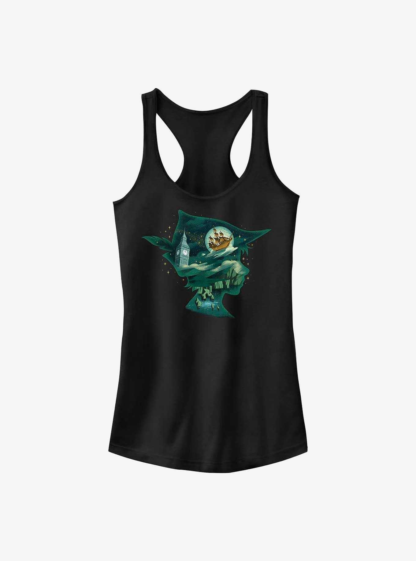 Disney Peter Pan & Wendy Thoughts of Neverland Silhouette Girls Tank, , hi-res