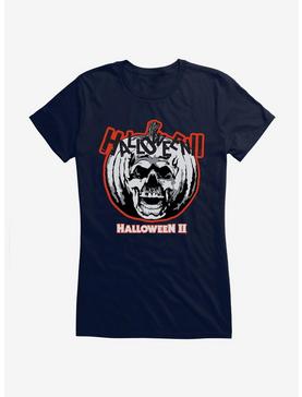 Halloween II Pumpkin Skull Girls T-Shirt, , hi-res