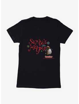 Santa Claus Is Comin' To Town! Santa's Little Helper Womens T-Shirt, , hi-res