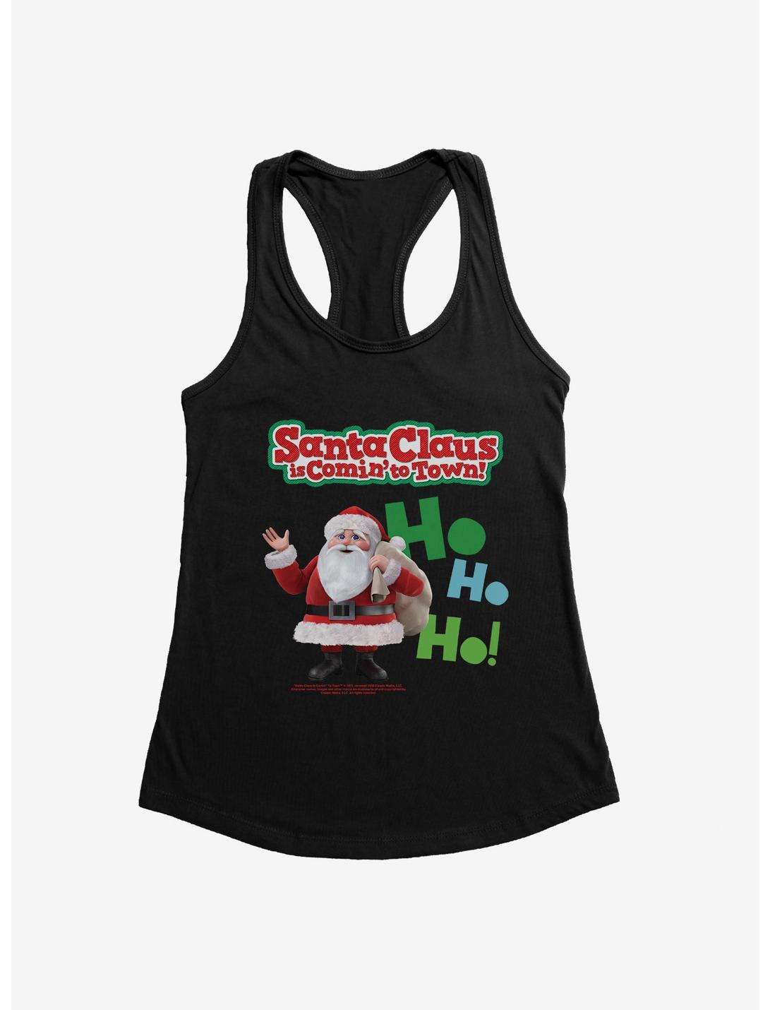 Santa Claus Is Comin' To Town! Ho Ho Ho! Santa Claus Womens Tank Top, , hi-res