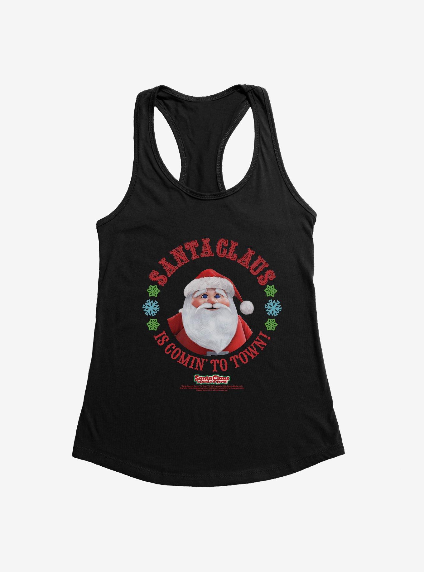 Santa Claus Is Comin' To Town! Santa Claus Womens Tank Top, , hi-res