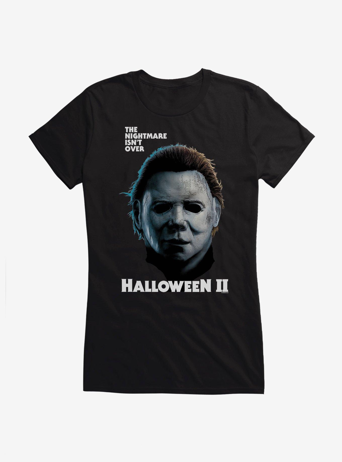 Halloween II The Nightmare Isn't Over Girls T-Shirt, BLACK, hi-res