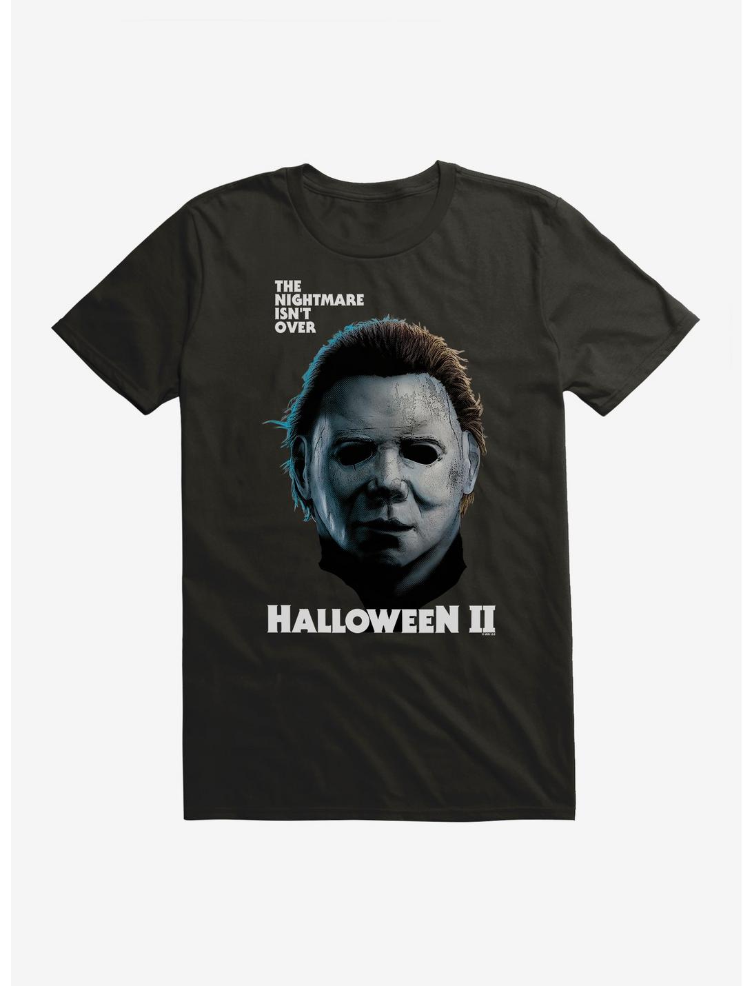 Halloween II The Nightmare Isn't Over T-Shirt, BLACK, hi-res