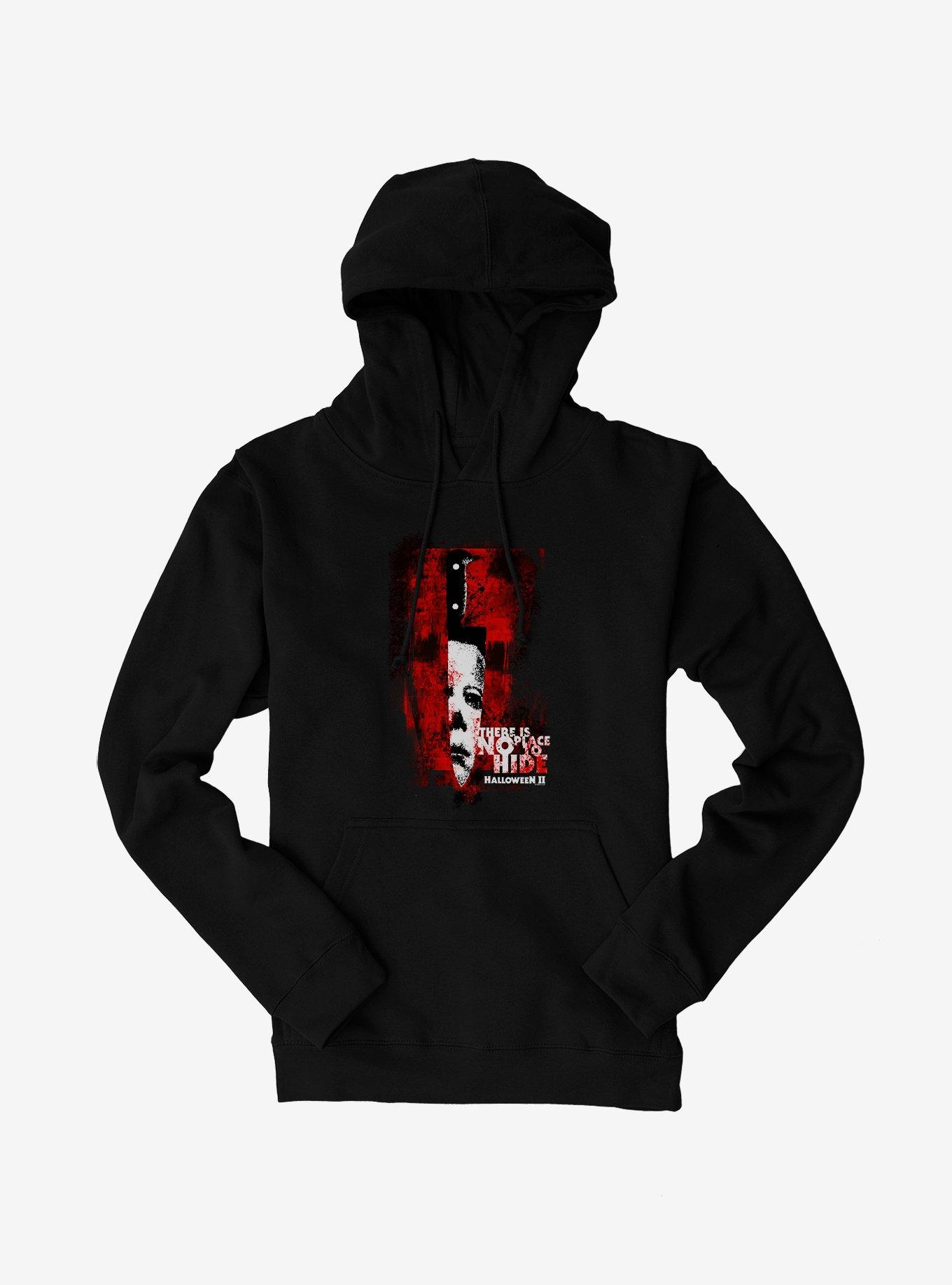 Halloween II There Is No Place To Hide Hoodie, BLACK, hi-res