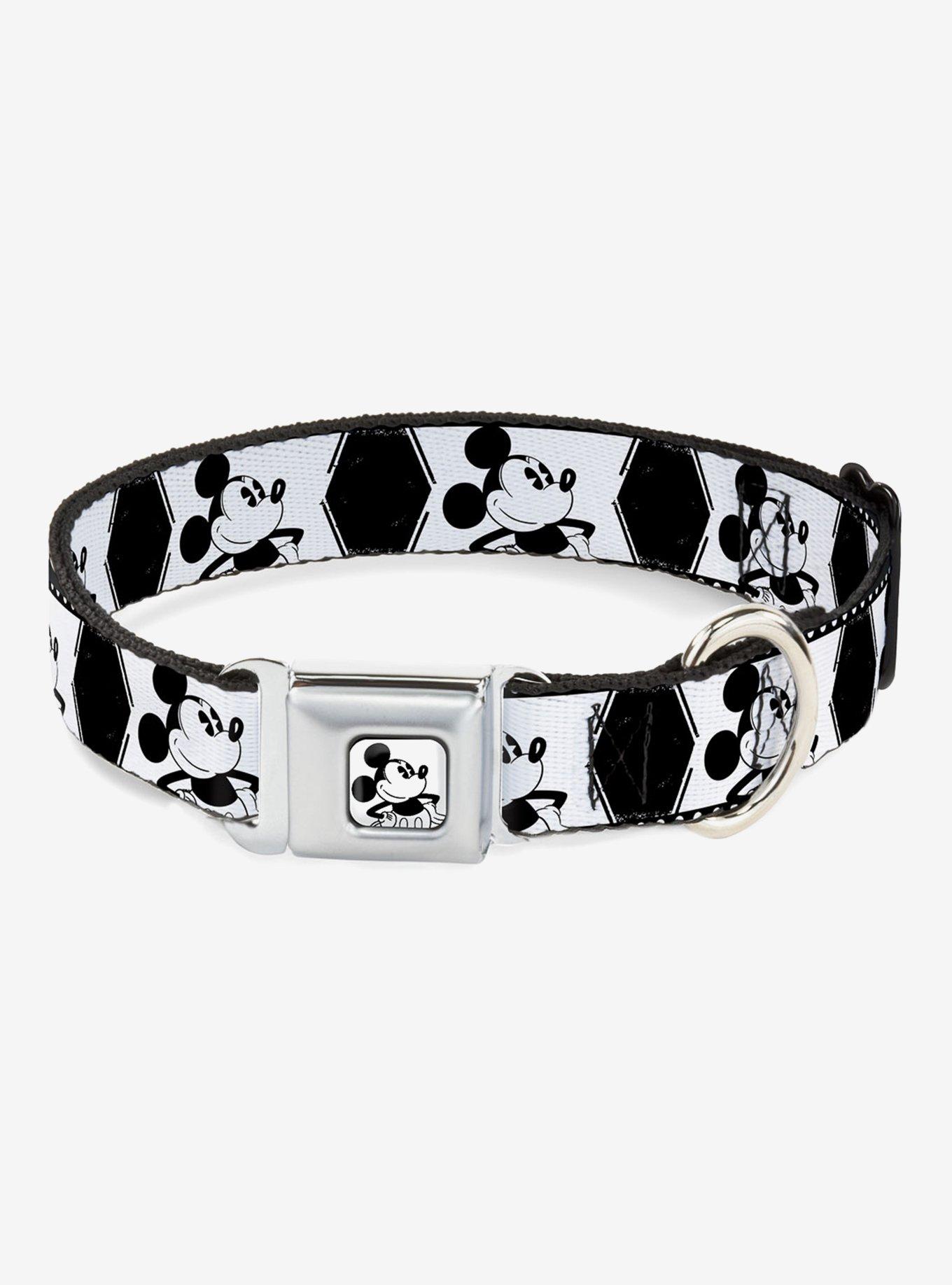 Disney Mickey Mouse Standing Pose Seatbelt Buckle Dog Collar, , hi-res