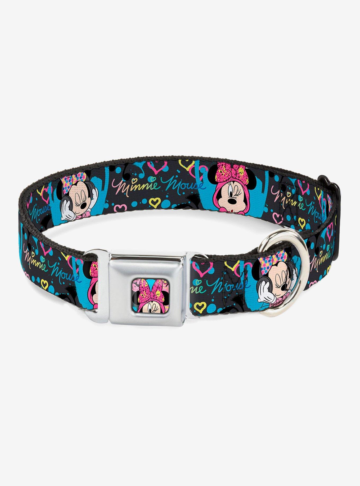 Disney Minnie Mouse Hoody Headphone Poses Seatbelt Buckle Dog Collar, , hi-res