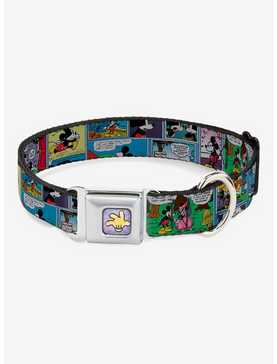 Disney Mickey Mouse And Minnie Comic Strip Seatbelt Buckle Dog Collar, , hi-res